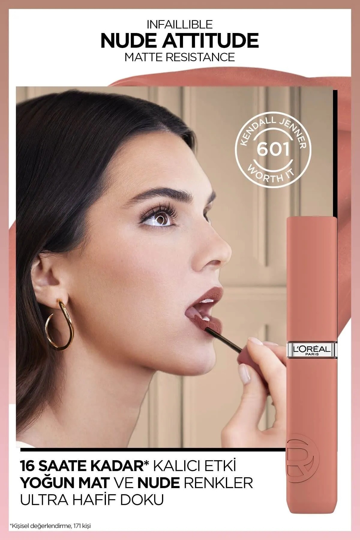 Loreal Paris Infaillible Matte Resistance Likit Mat Ruj - 630 Rose Heat