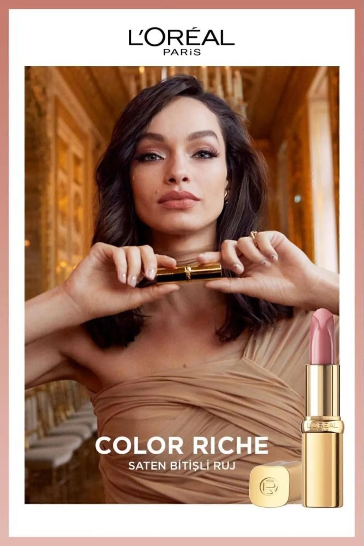Loreal Paris Color Riche Saten Bitişli Ruj 107 Seine Sunset