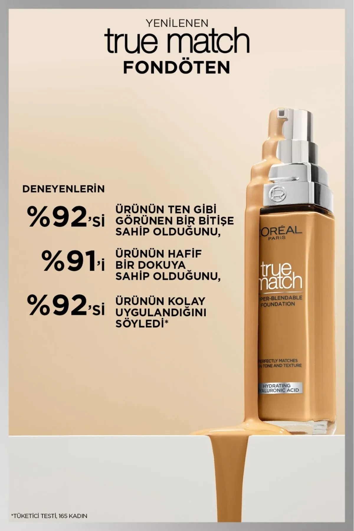 Loreal Paris True Match Bakım Yapan Fondöten - 3C Soğuk Alt Ton