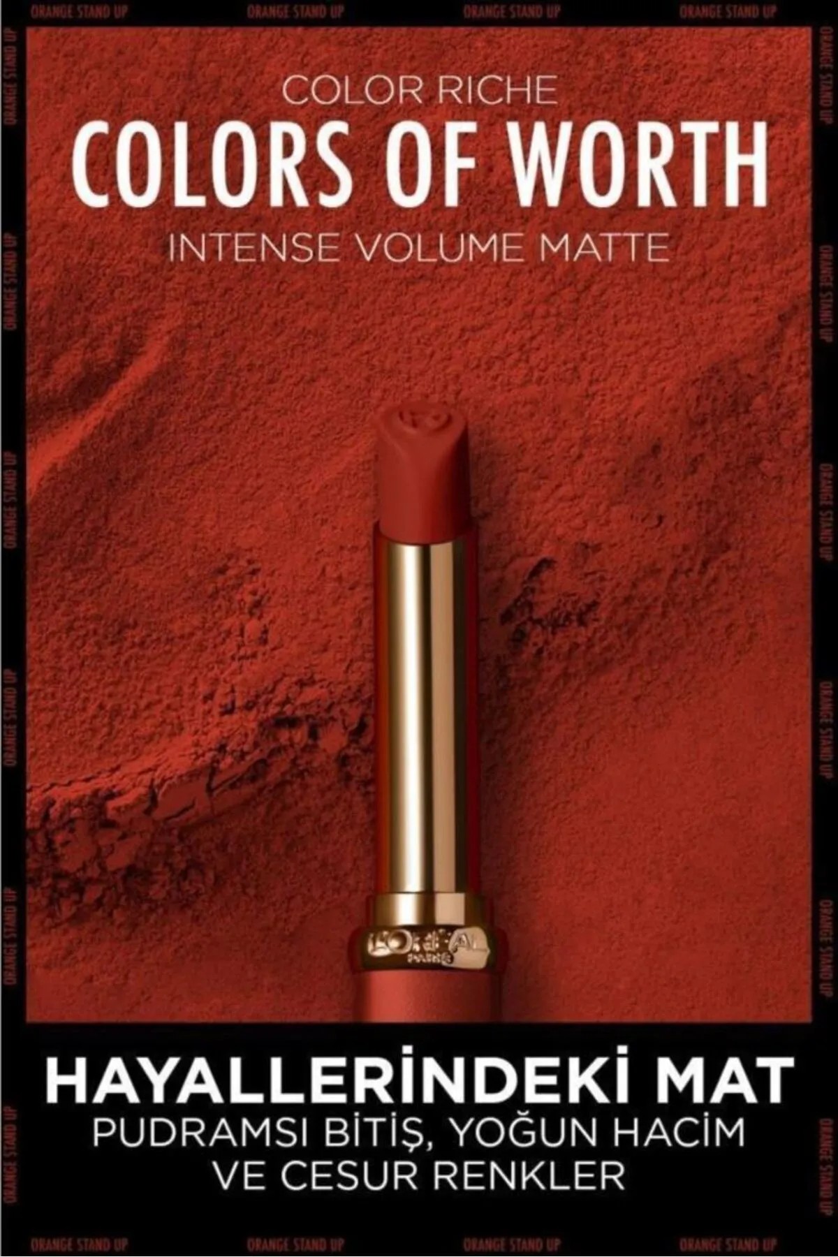 Loreal Paris Color Riche Intense Volume Matte Ruj - 200 Orange Stand Up