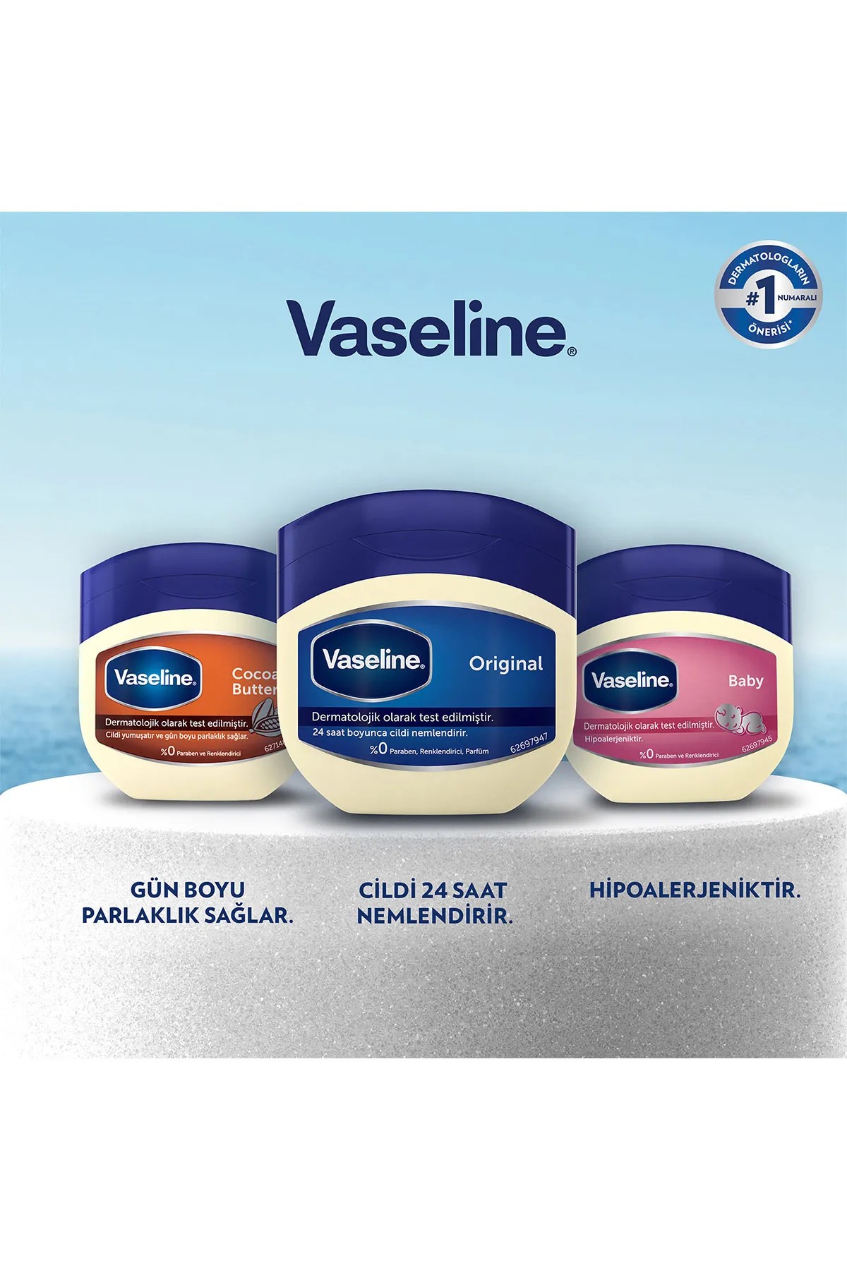 Vaseline Nemlendirici Jel Original 100 ml X2