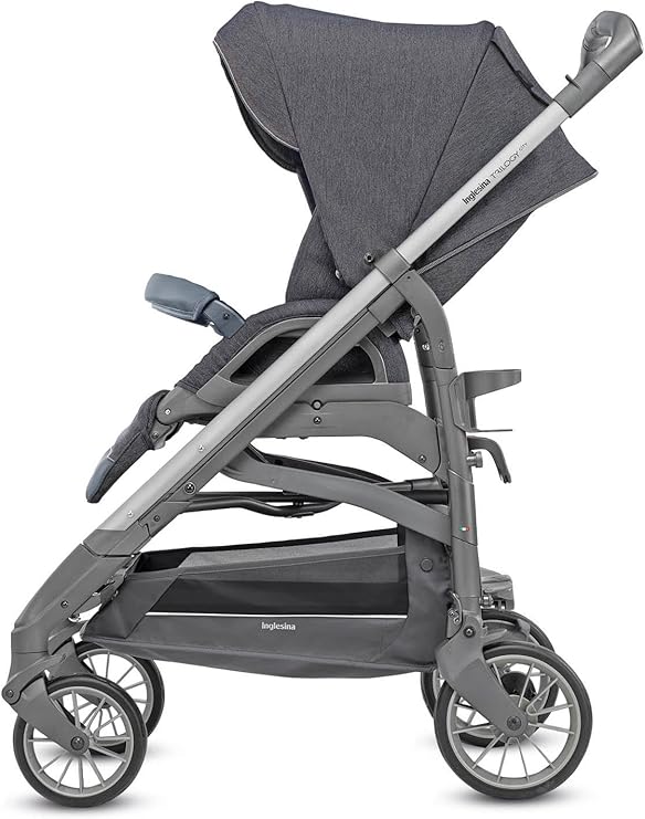 Inglesina Trilogy Tek El Tek Hamle ile Katlanıp Açılan Çift Yönlü Bebek Arabası Özel Koleksiyon - Village Denim