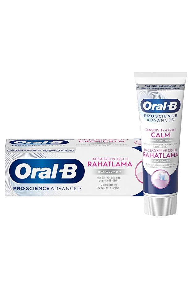 Oral-B Pro-Science Advanced Hassasiyet ve Diş Eti Rahatlama Ferah Beyazlık Diş Macunu 75 ml