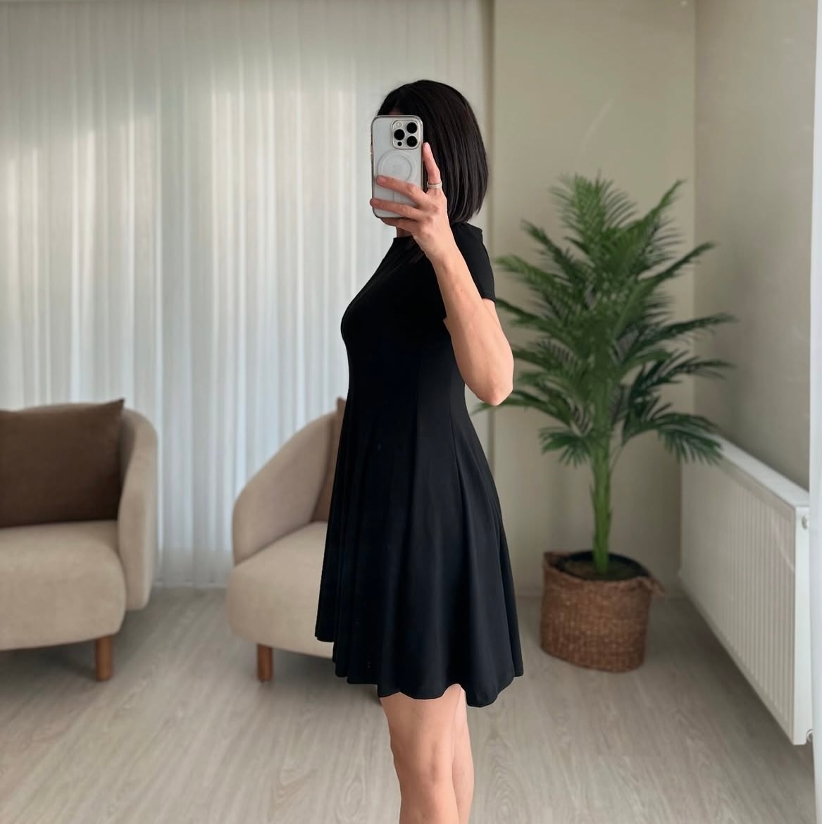 KISA KOL KİLOŞ ELBİSE