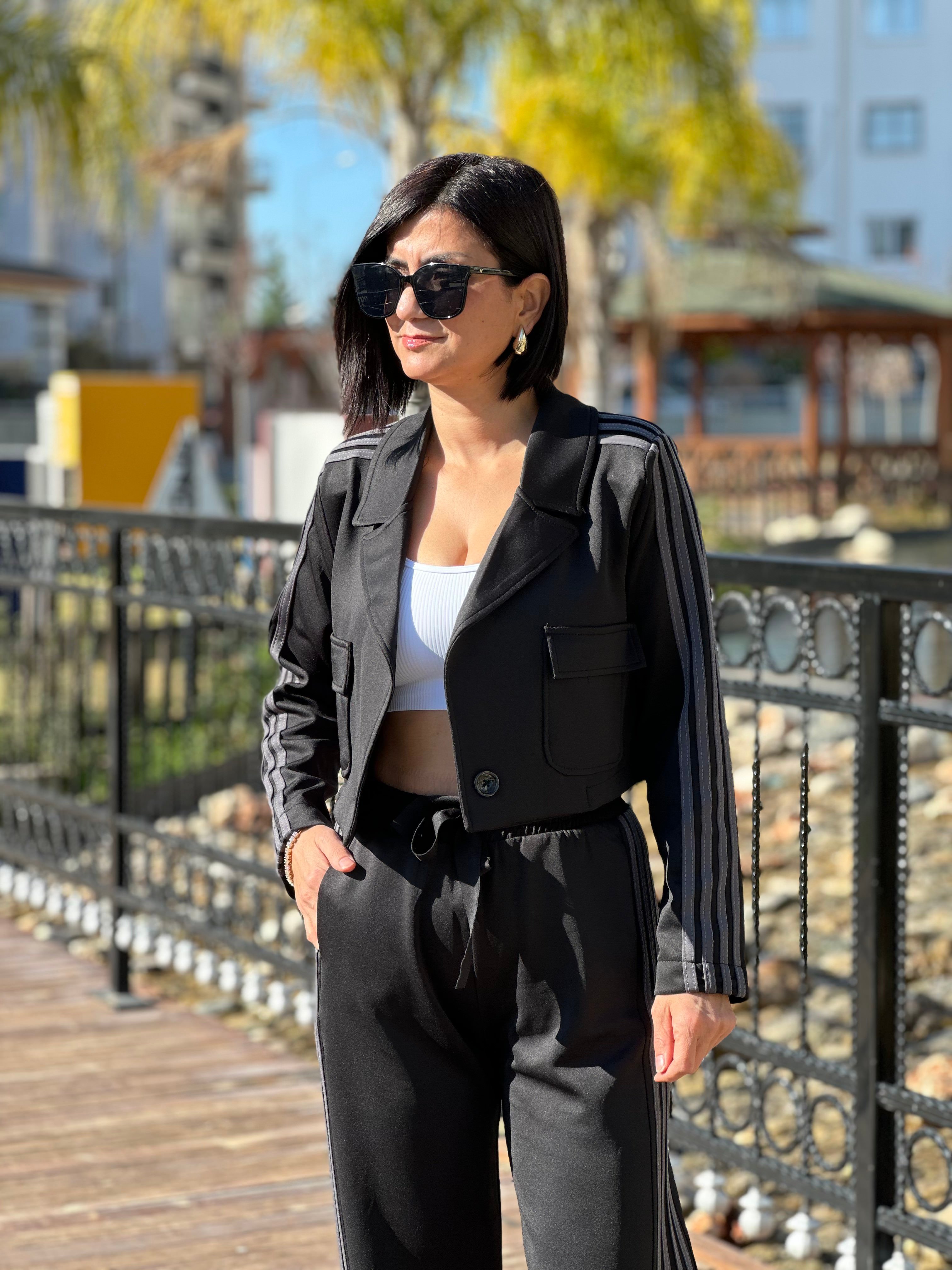 CROP CEKET EŞOFMAN TAKIM