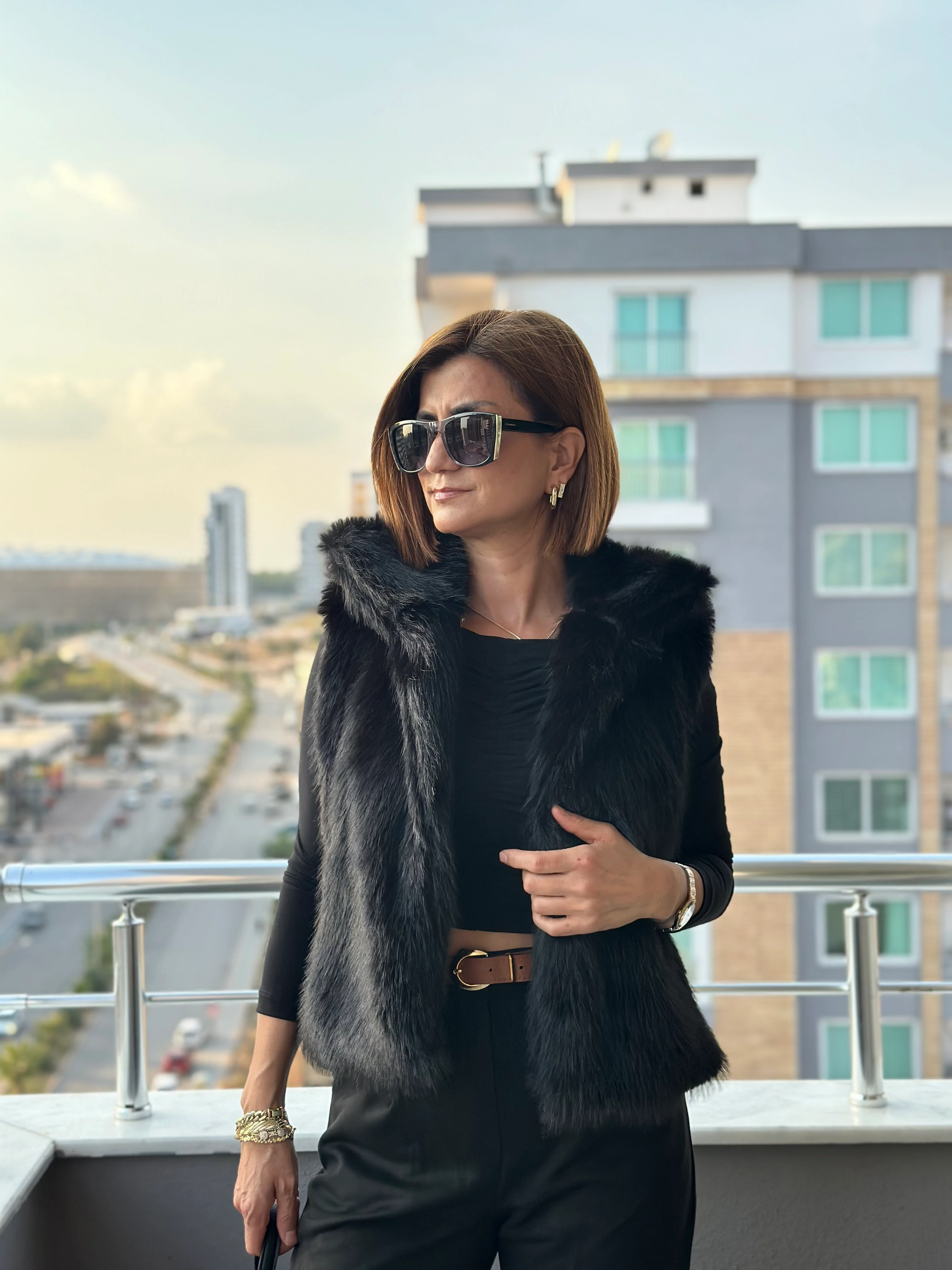 LOLİTA YELEK - siyah