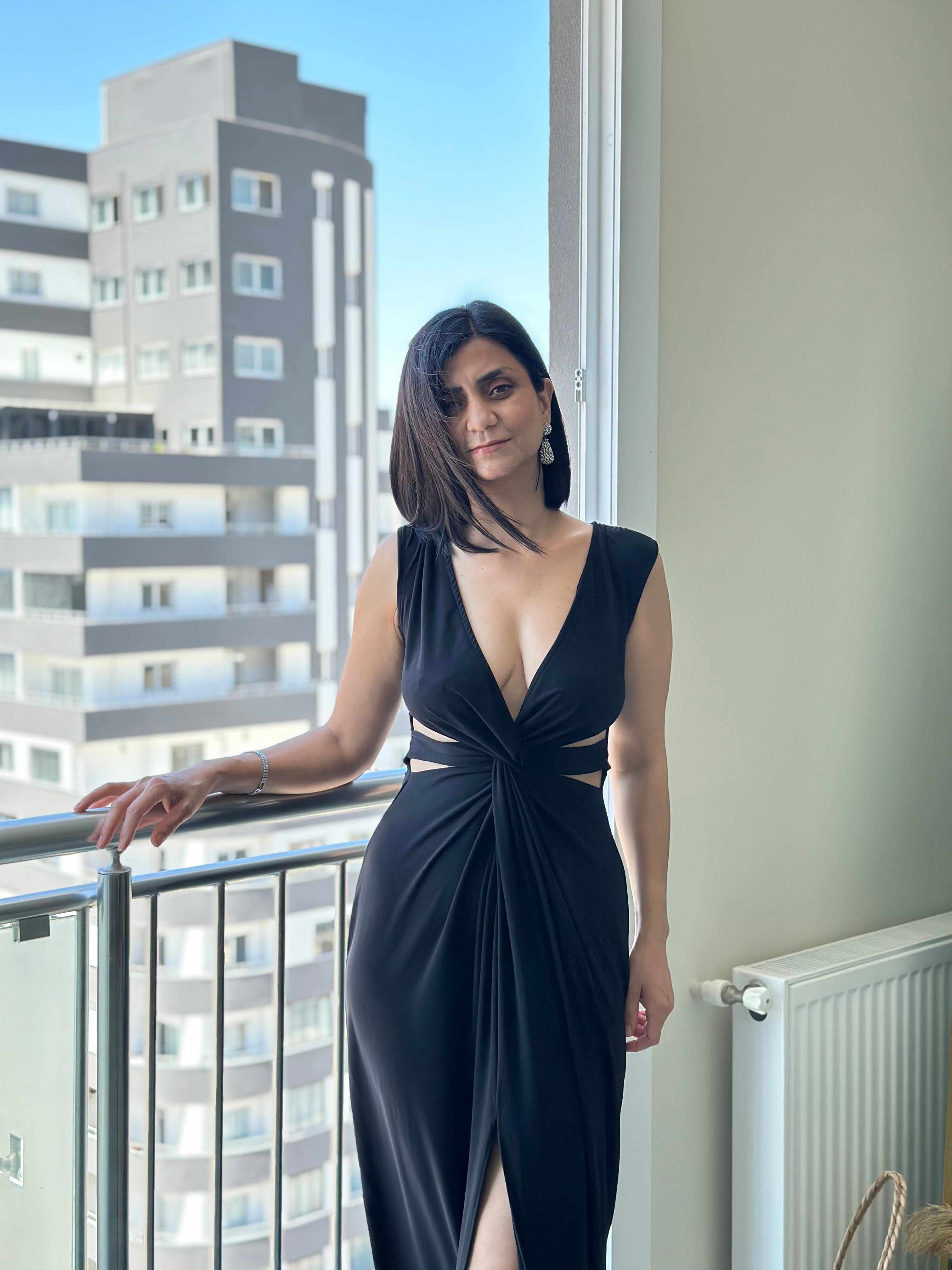 ÇAPRAZ DEKOLTE CANDY ELBİSE
