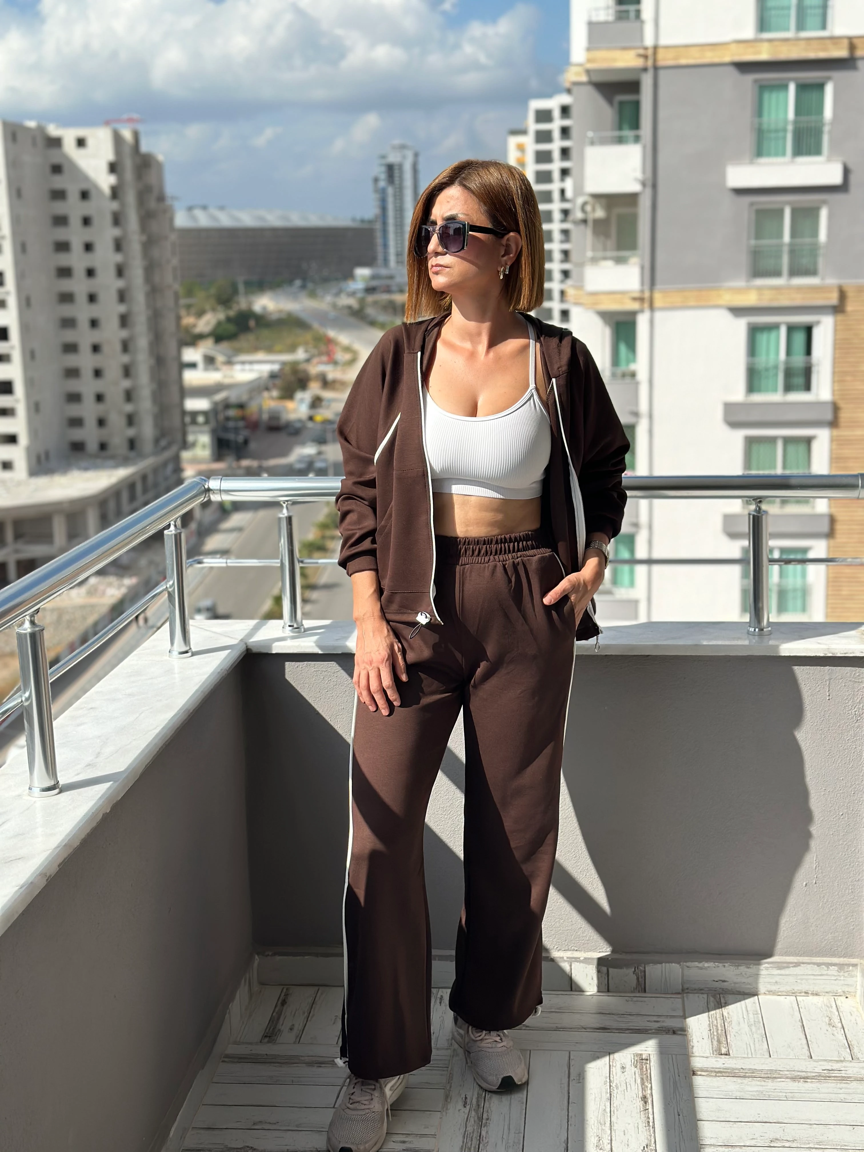 ŞERİTLİ MODAL KUMAŞ TAKIM