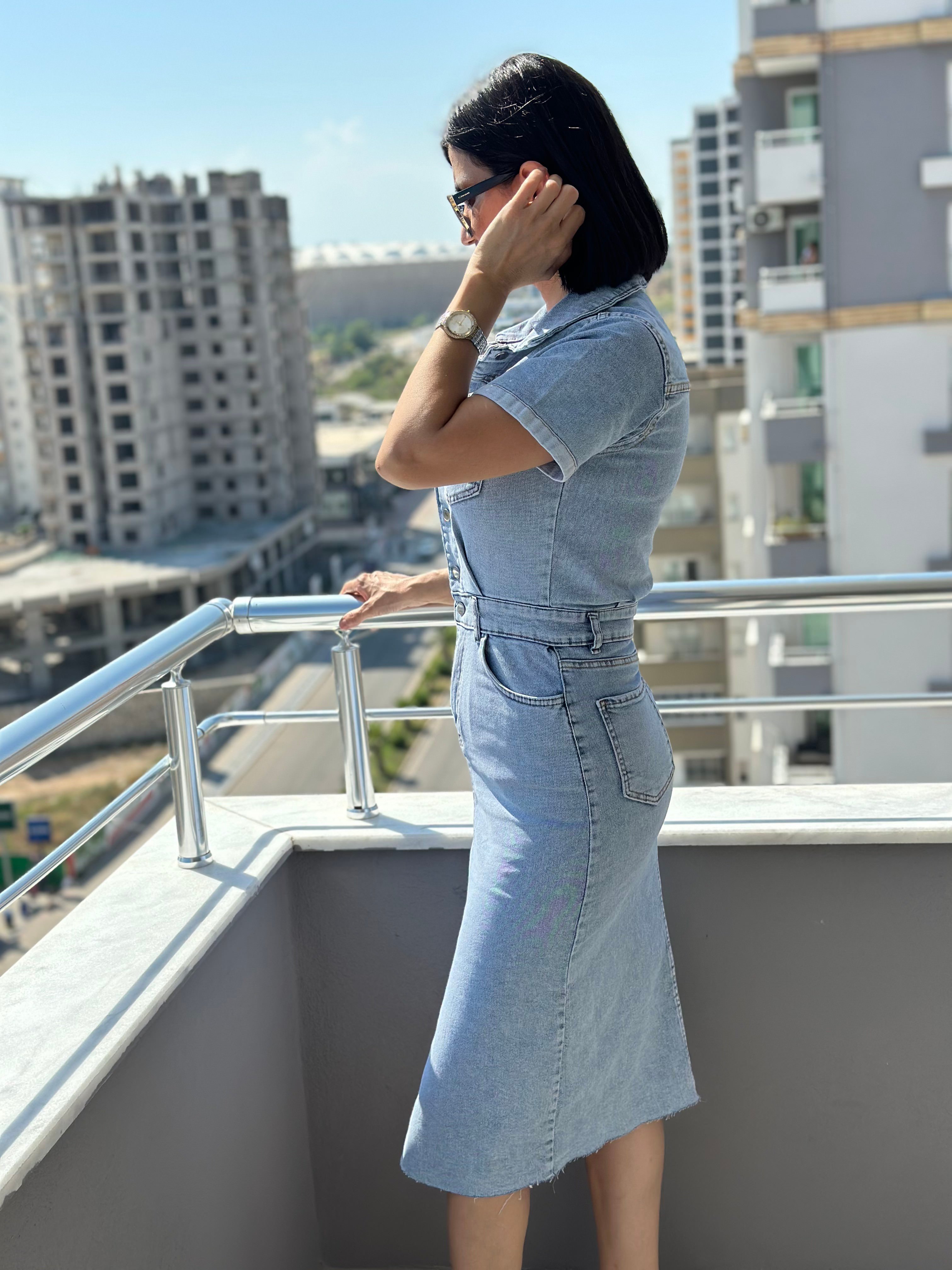 KISA KOL KOT ELBİSE