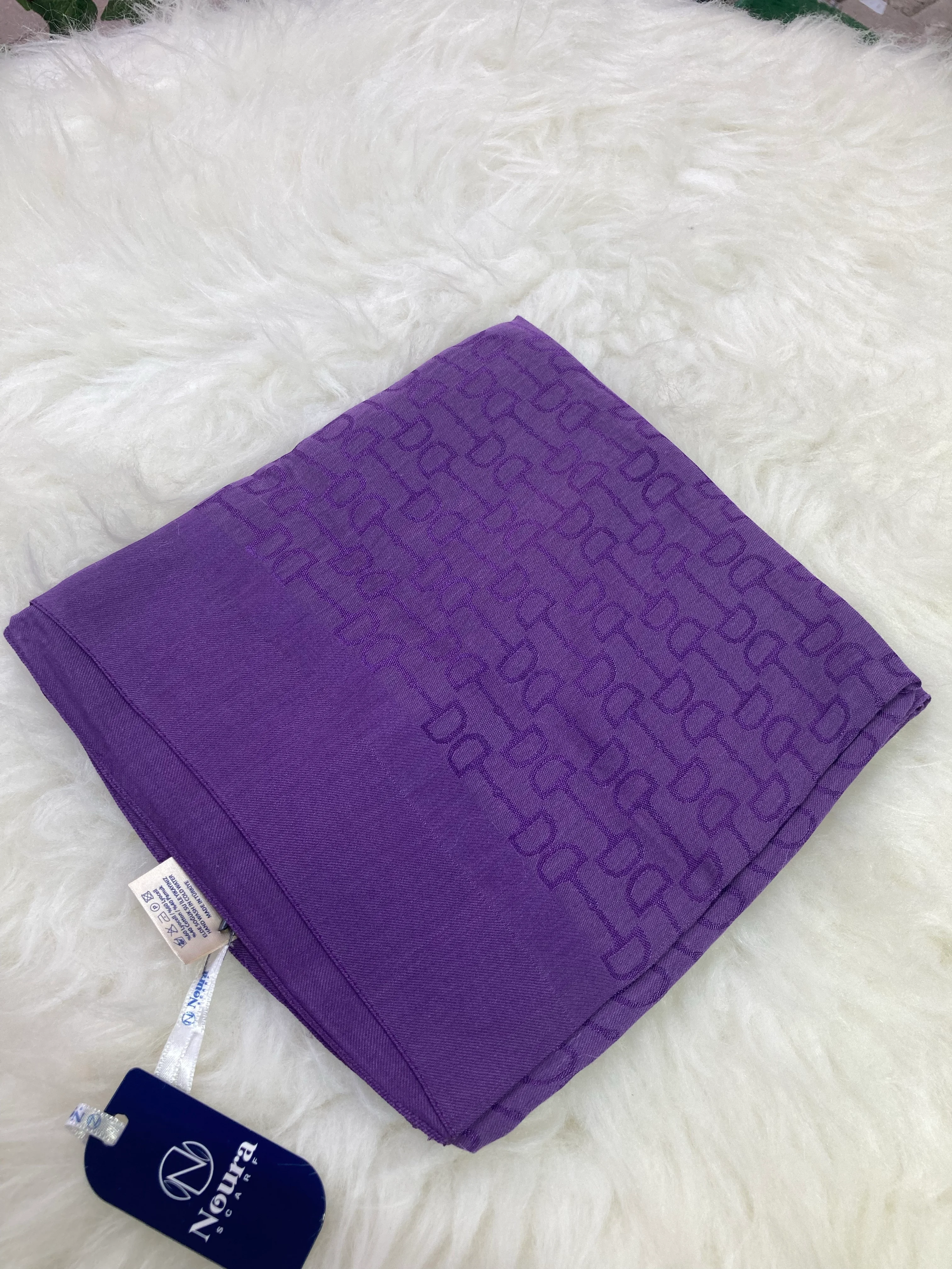 Kelepçe Naia Pamuk Şal Mor