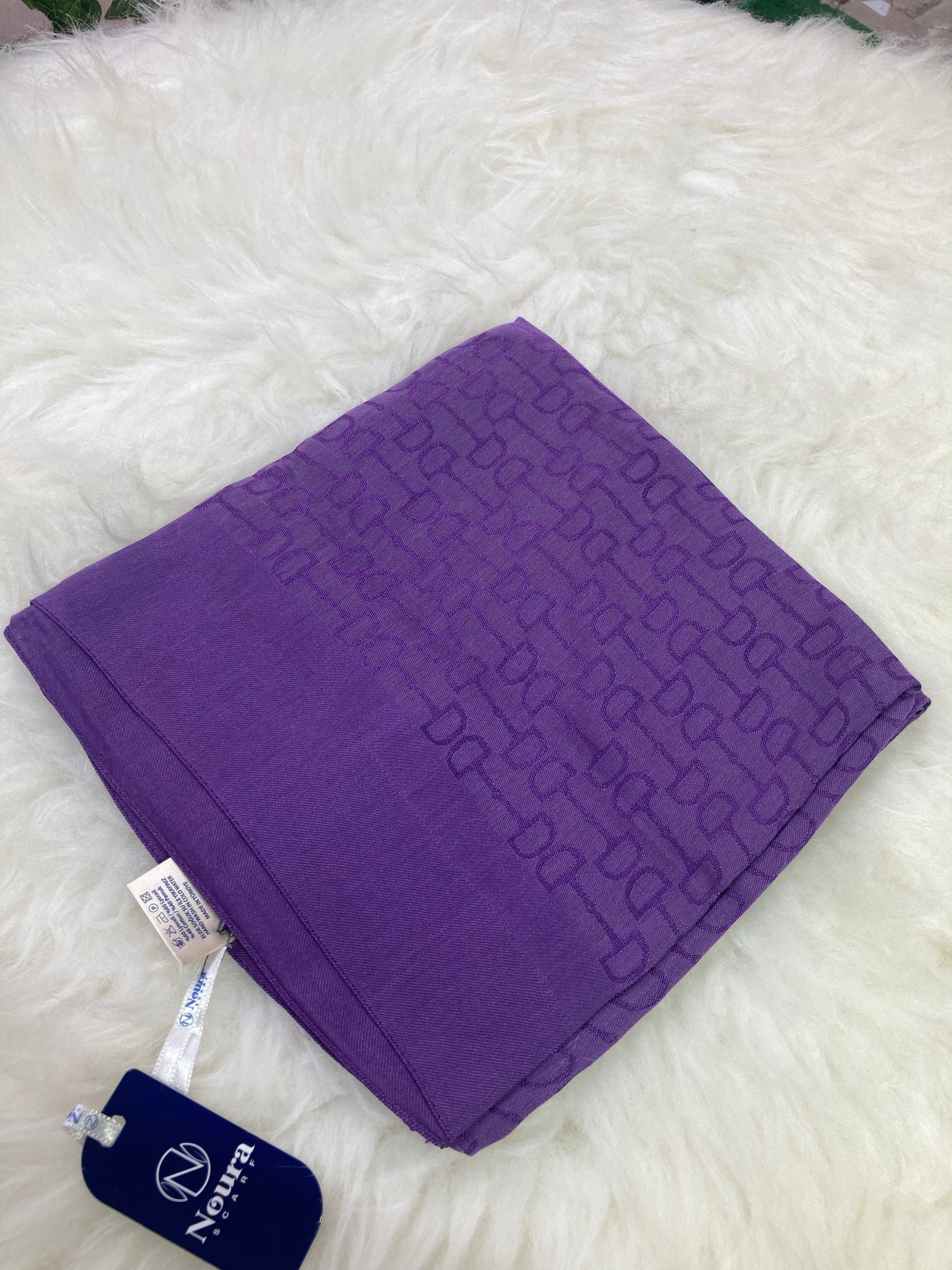 Kelepçe Naia Pamuk Şal Mor