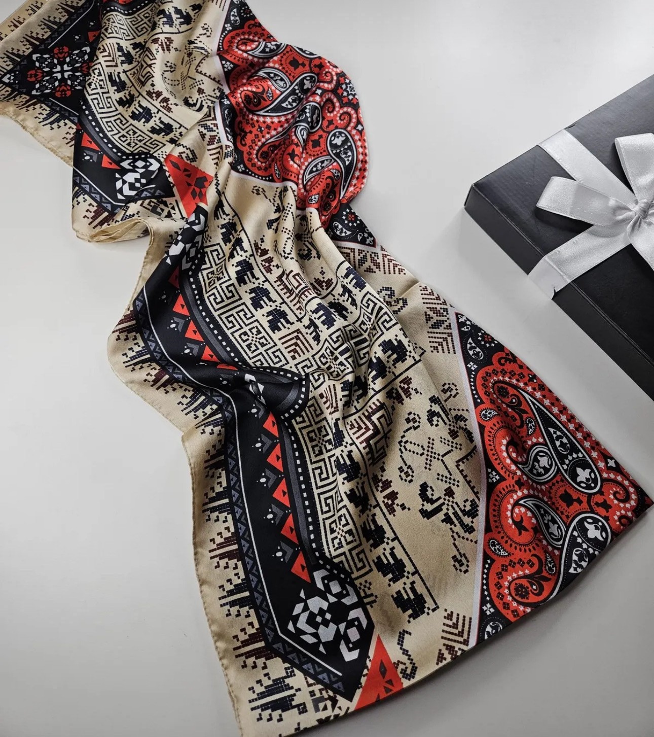 Etro Milano Vual İpek Şal Krem