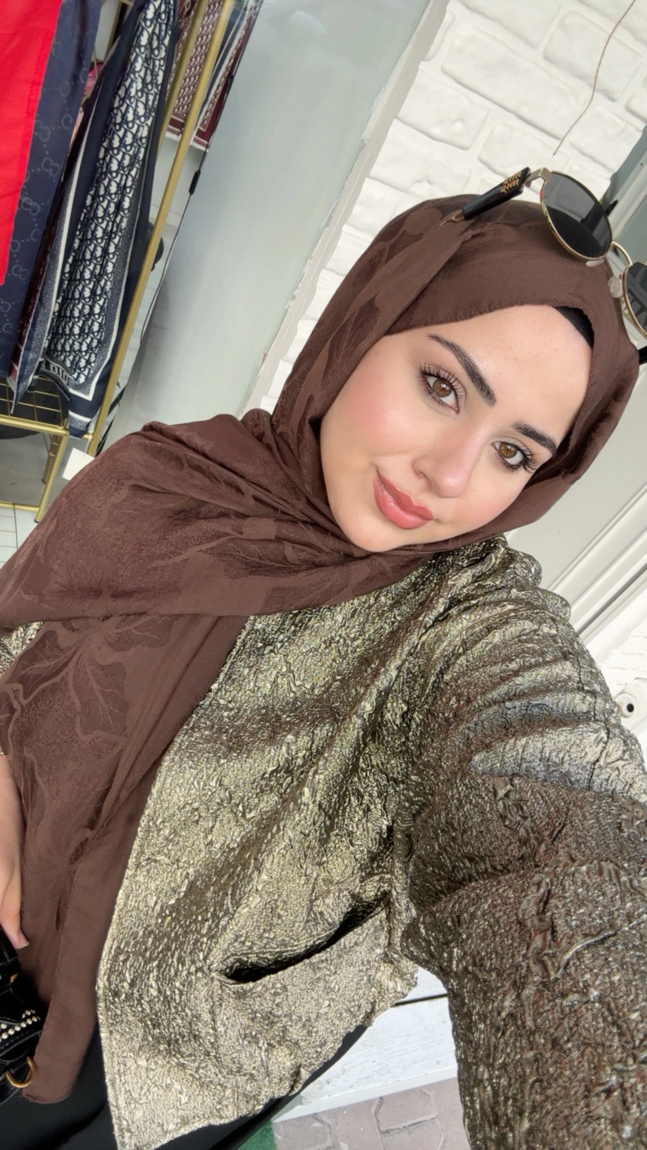 Noura Naia Pamuk Adel Şal Acı Kahve 