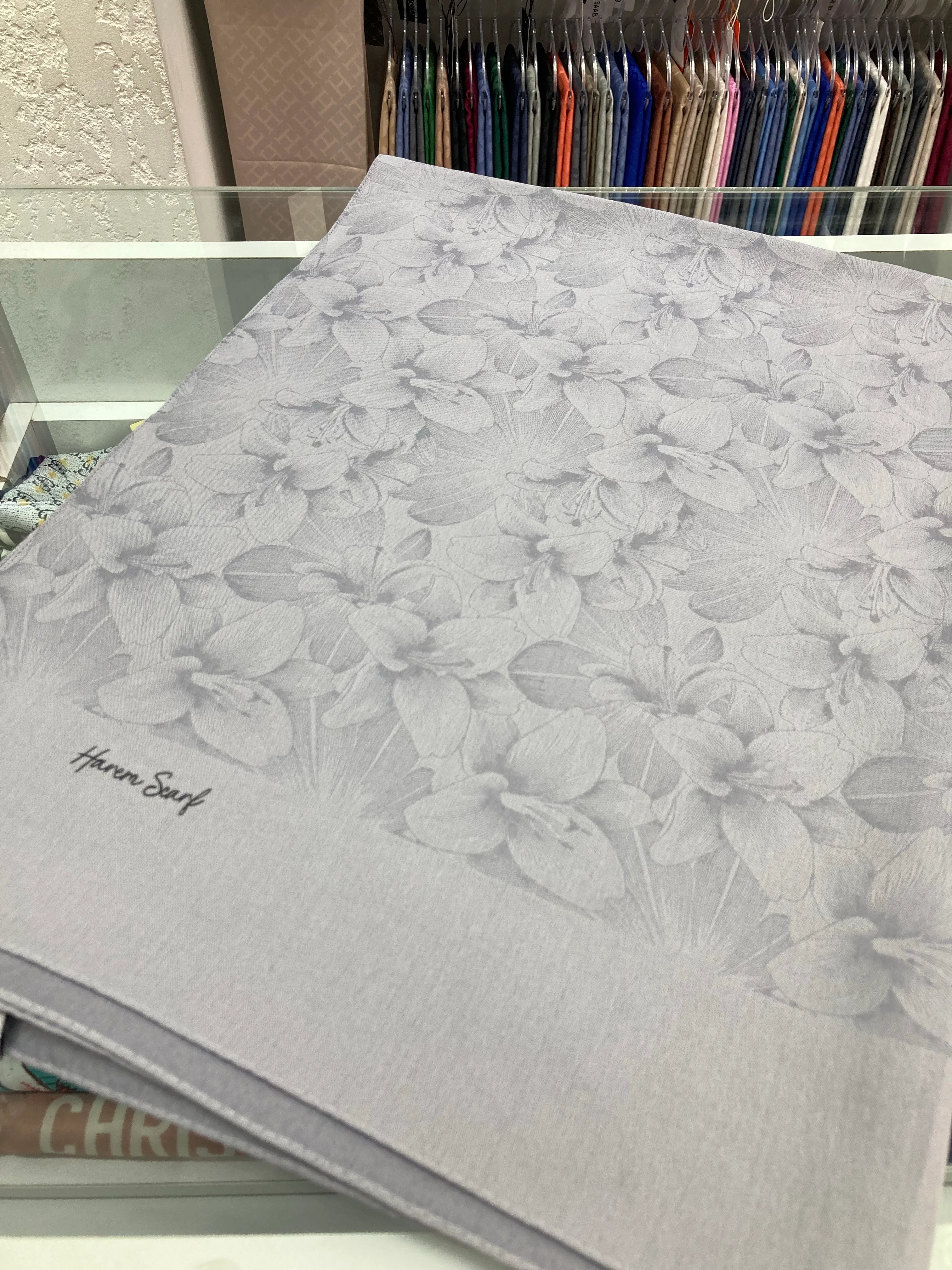 Gold Derin Viskon Şal Gümüş