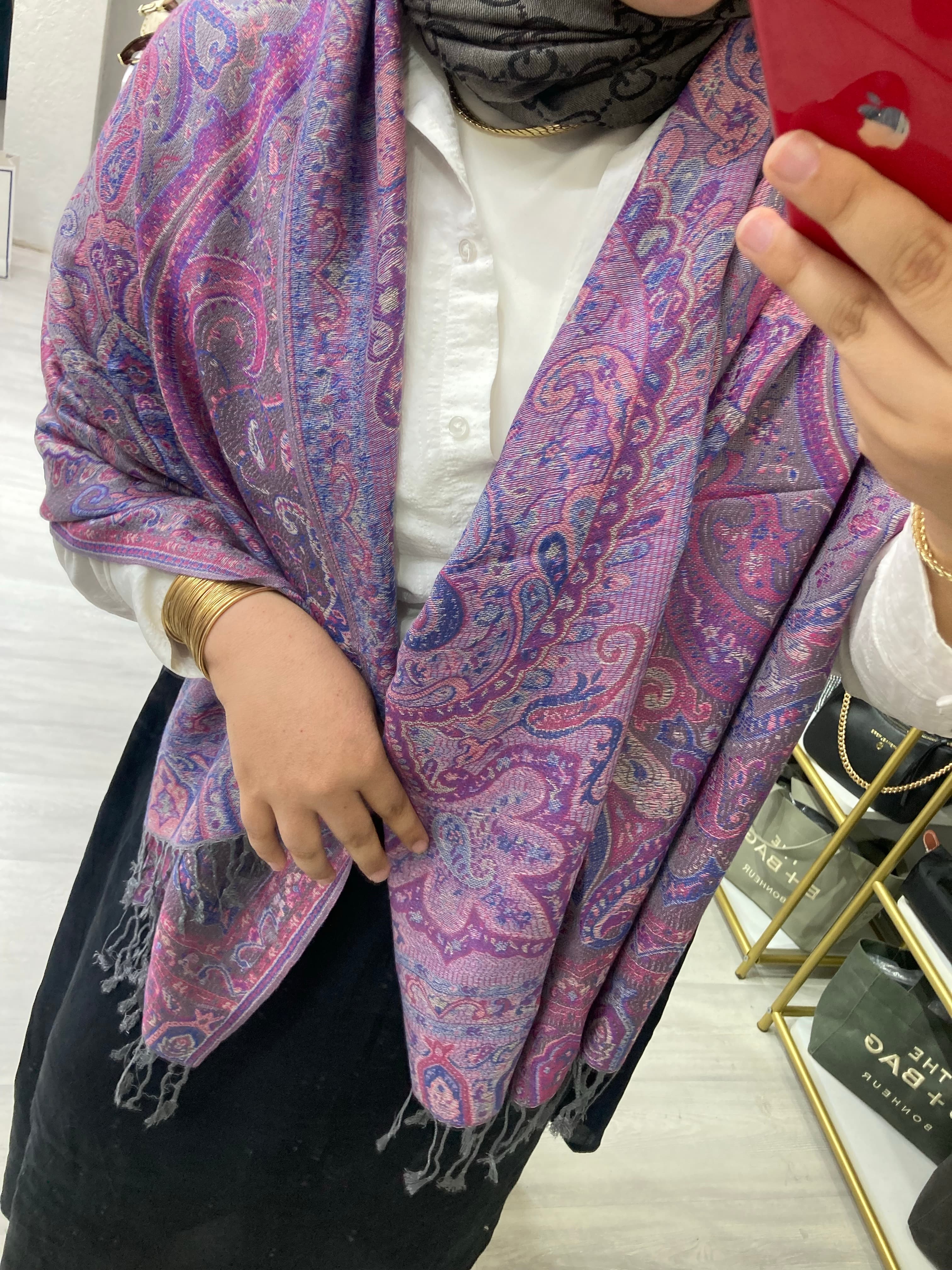 %100 Pashmina Omuz Şalı