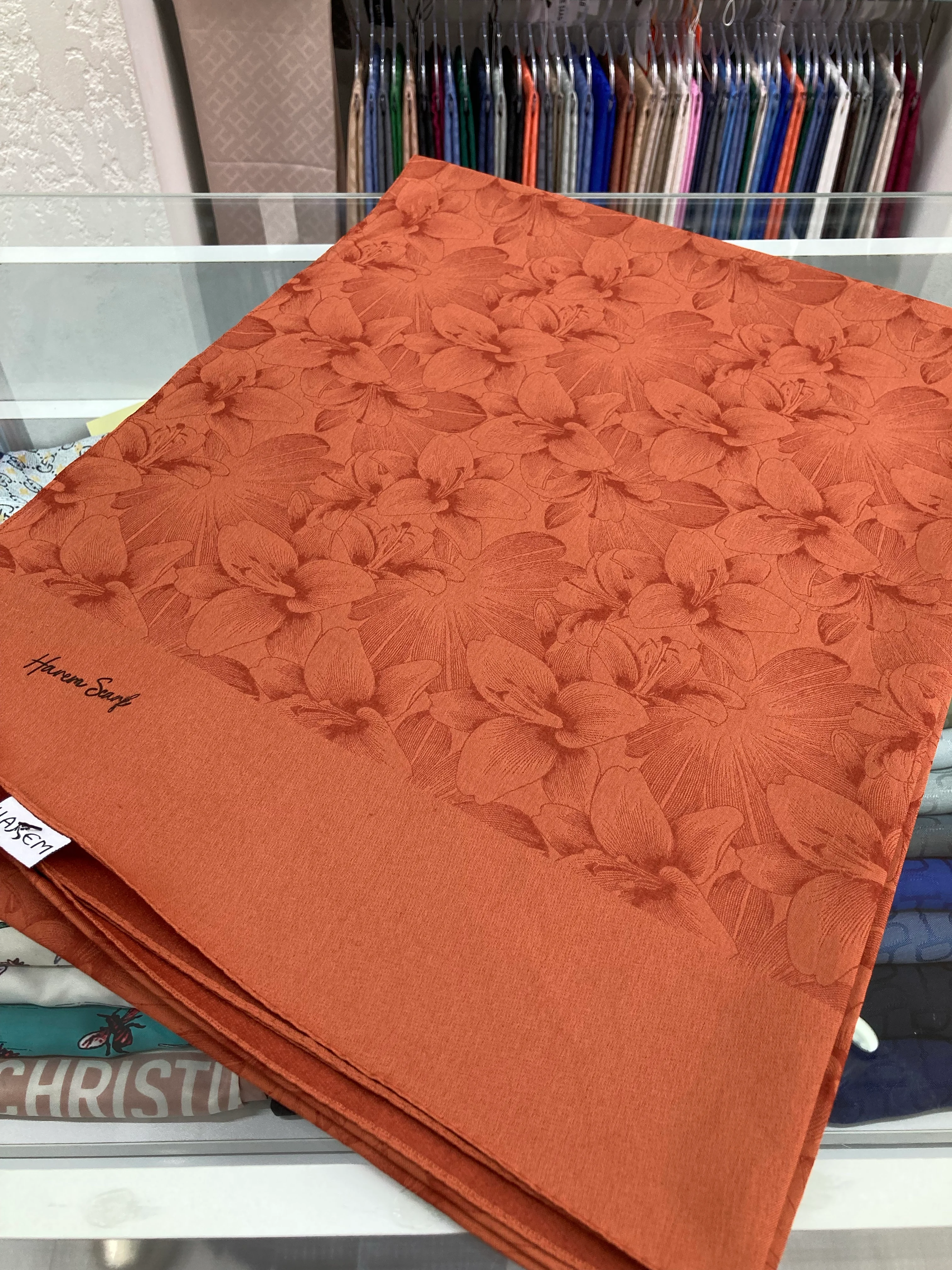 Gold Derin Viskon Şal Kiremit