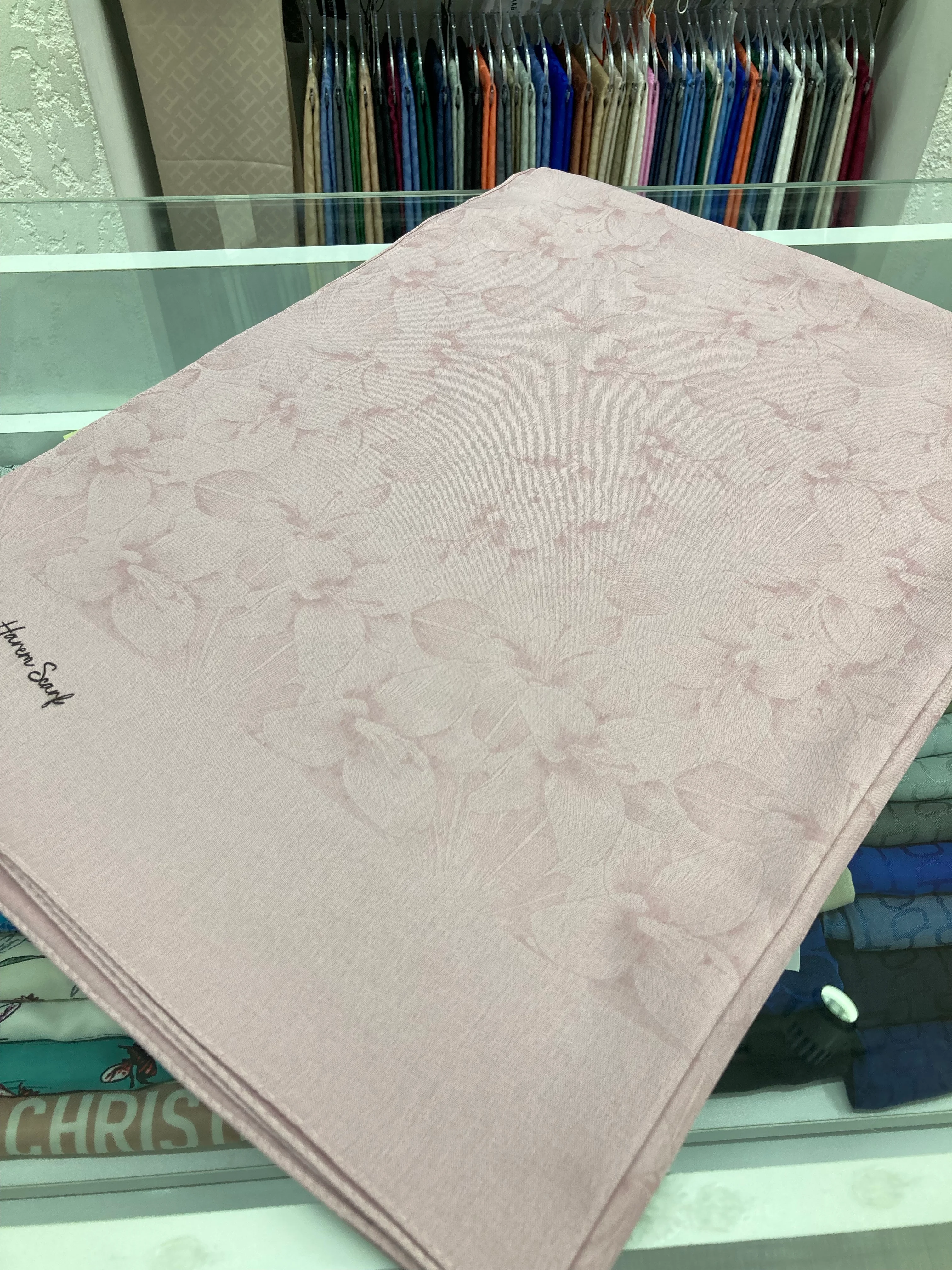 Gold Derin Viskon Şal Pudra