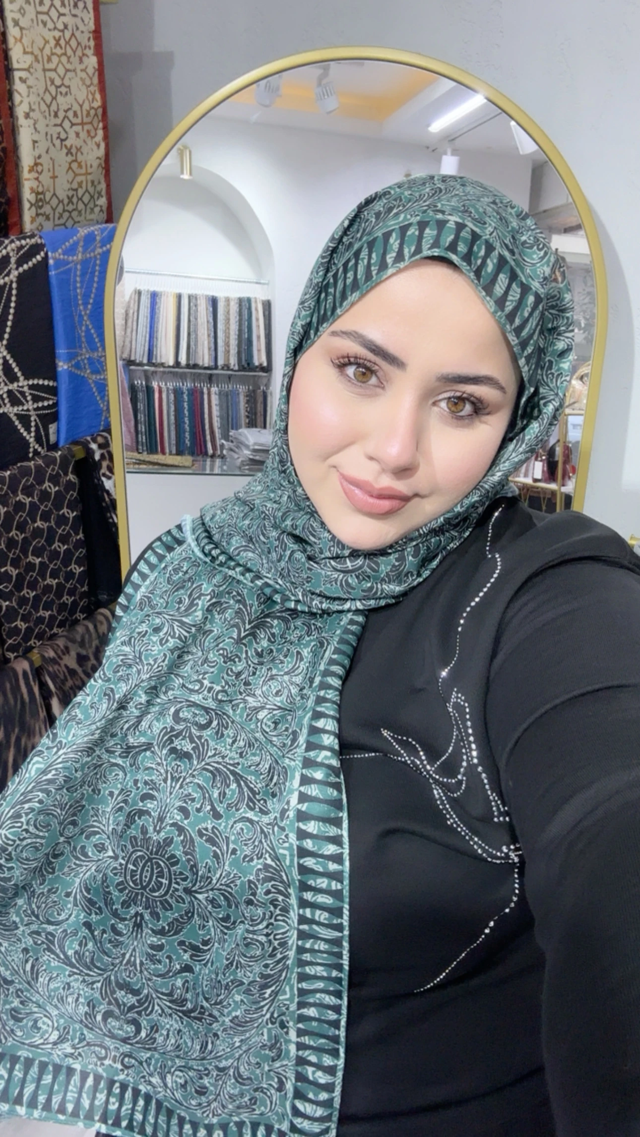 Soft Pamuk İpek Şal Petrol 