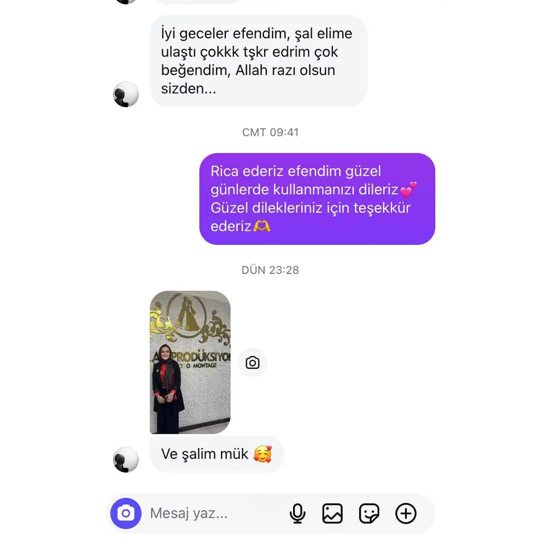 Eşarp ve şal müşteri memnuniyeti 7