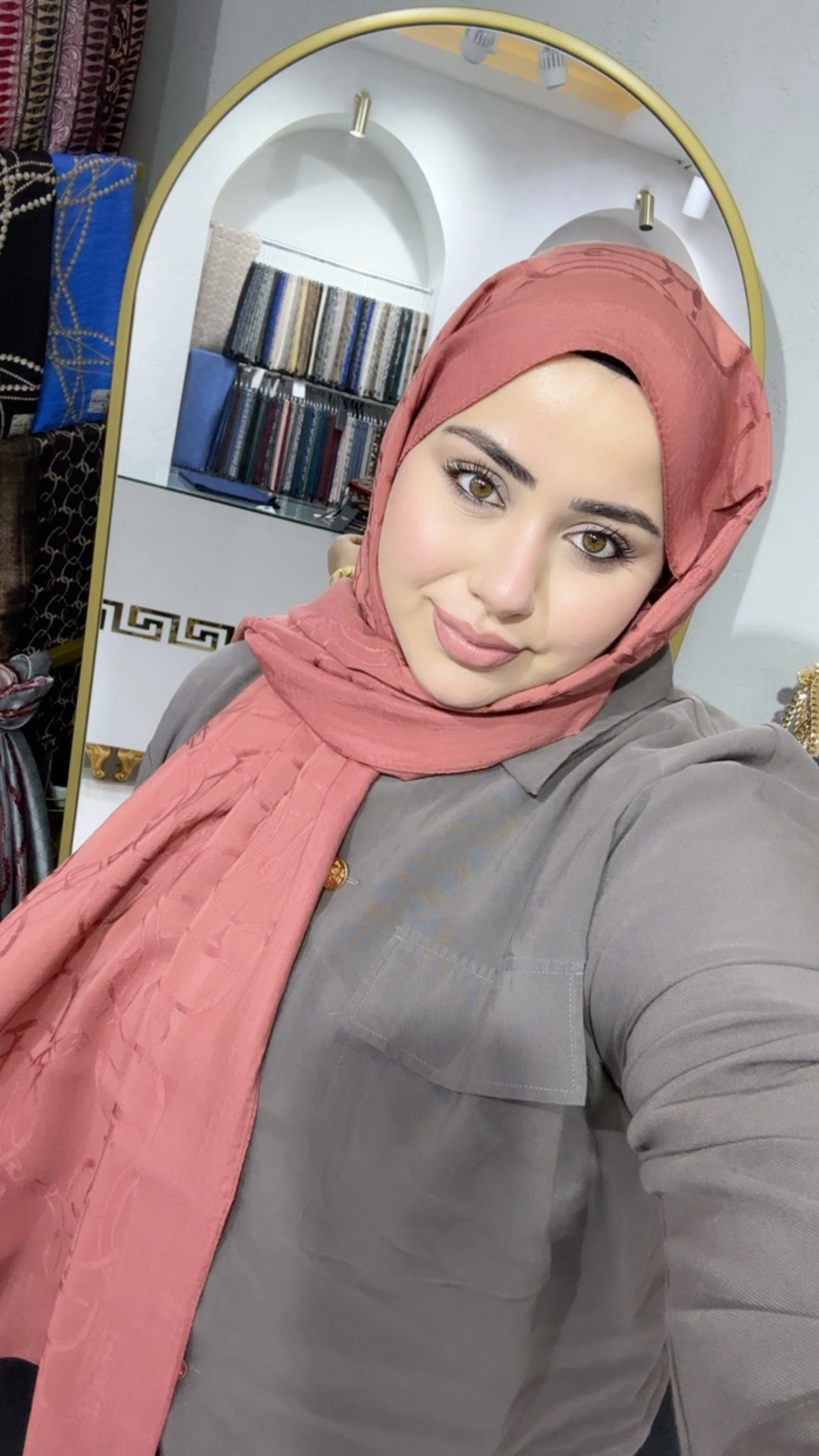 Maria Naia Pamuk Şal Coral