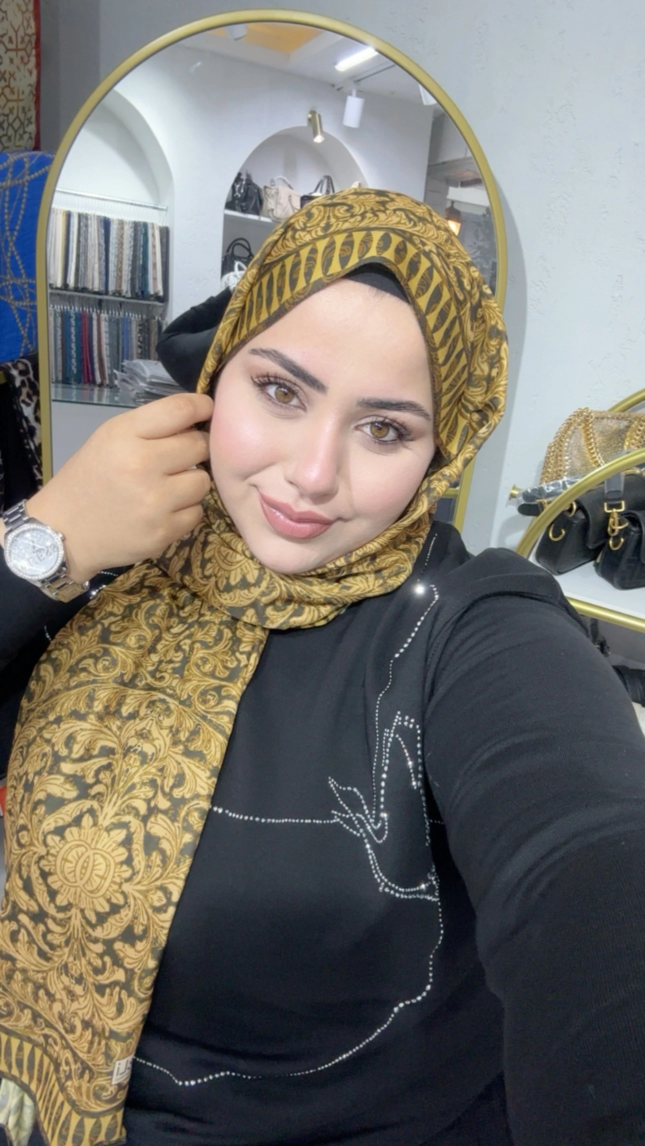 Soft Pamuk İpek Şal Safran 