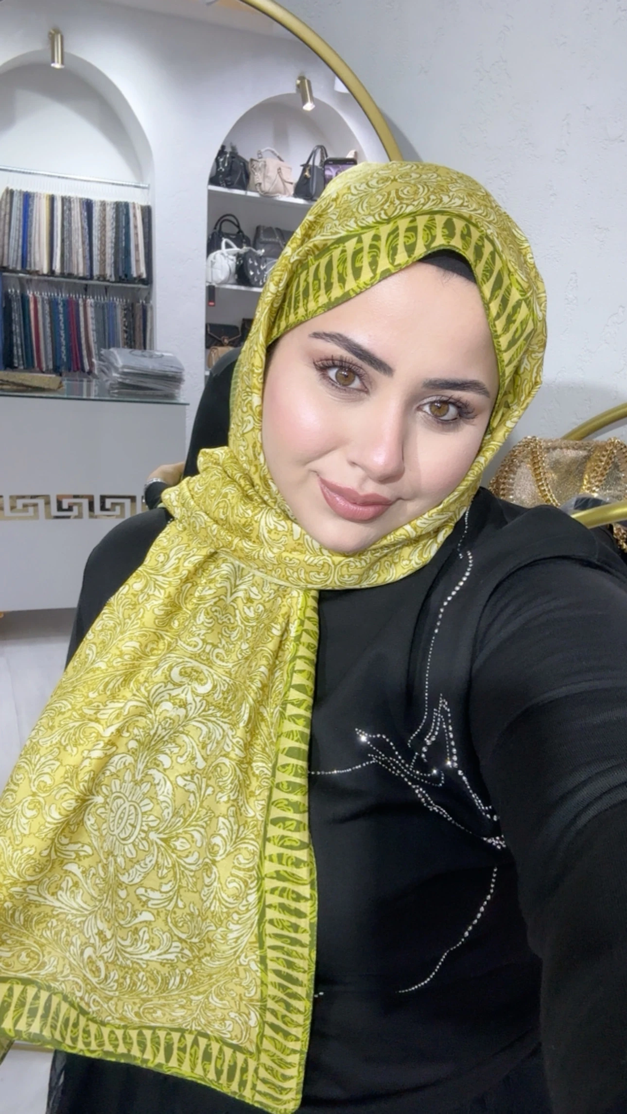 Soft Pamuk İpek Şal Sarı 