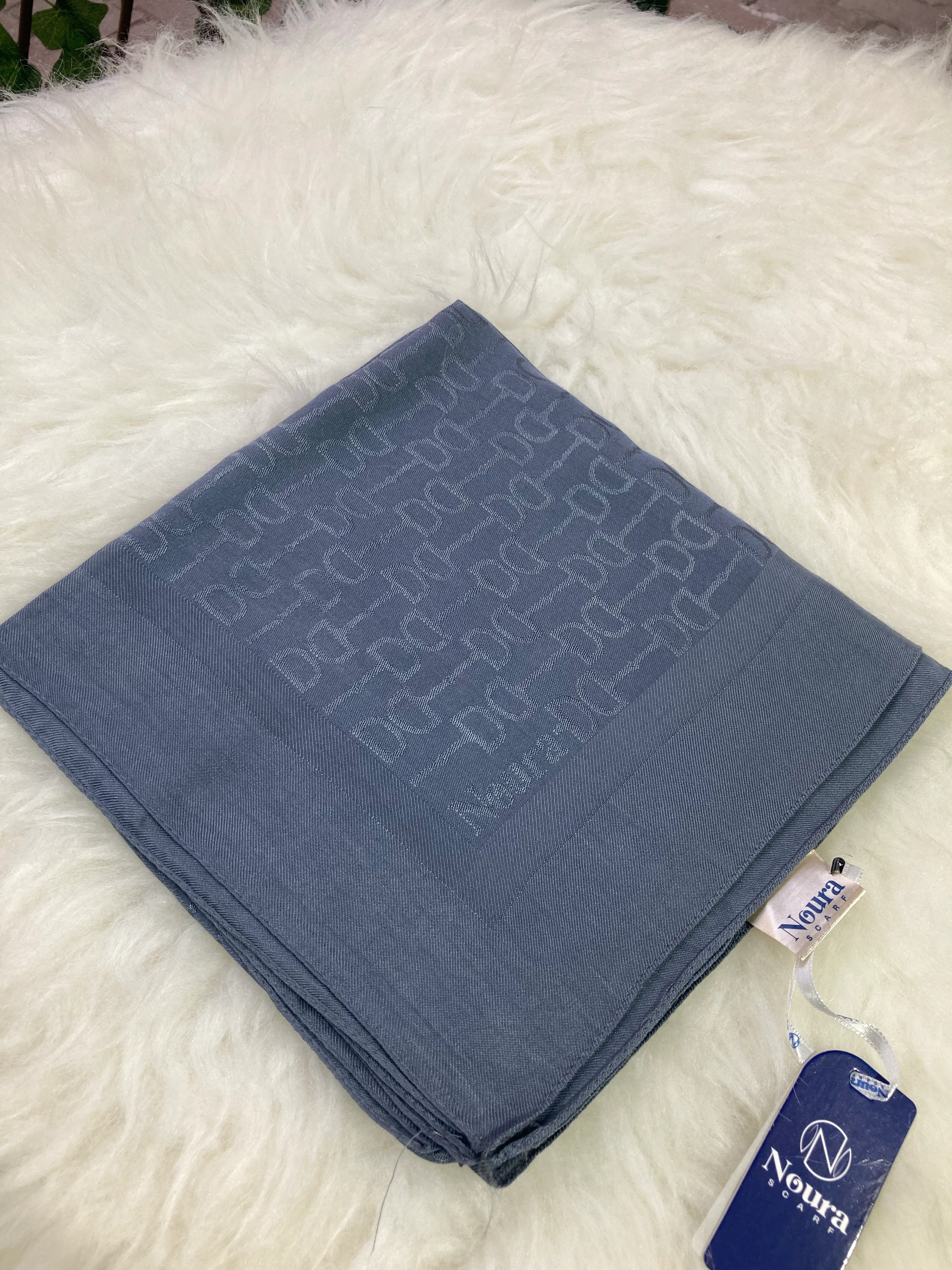 Kelepçe Naia Pamuk Eşarp Füme