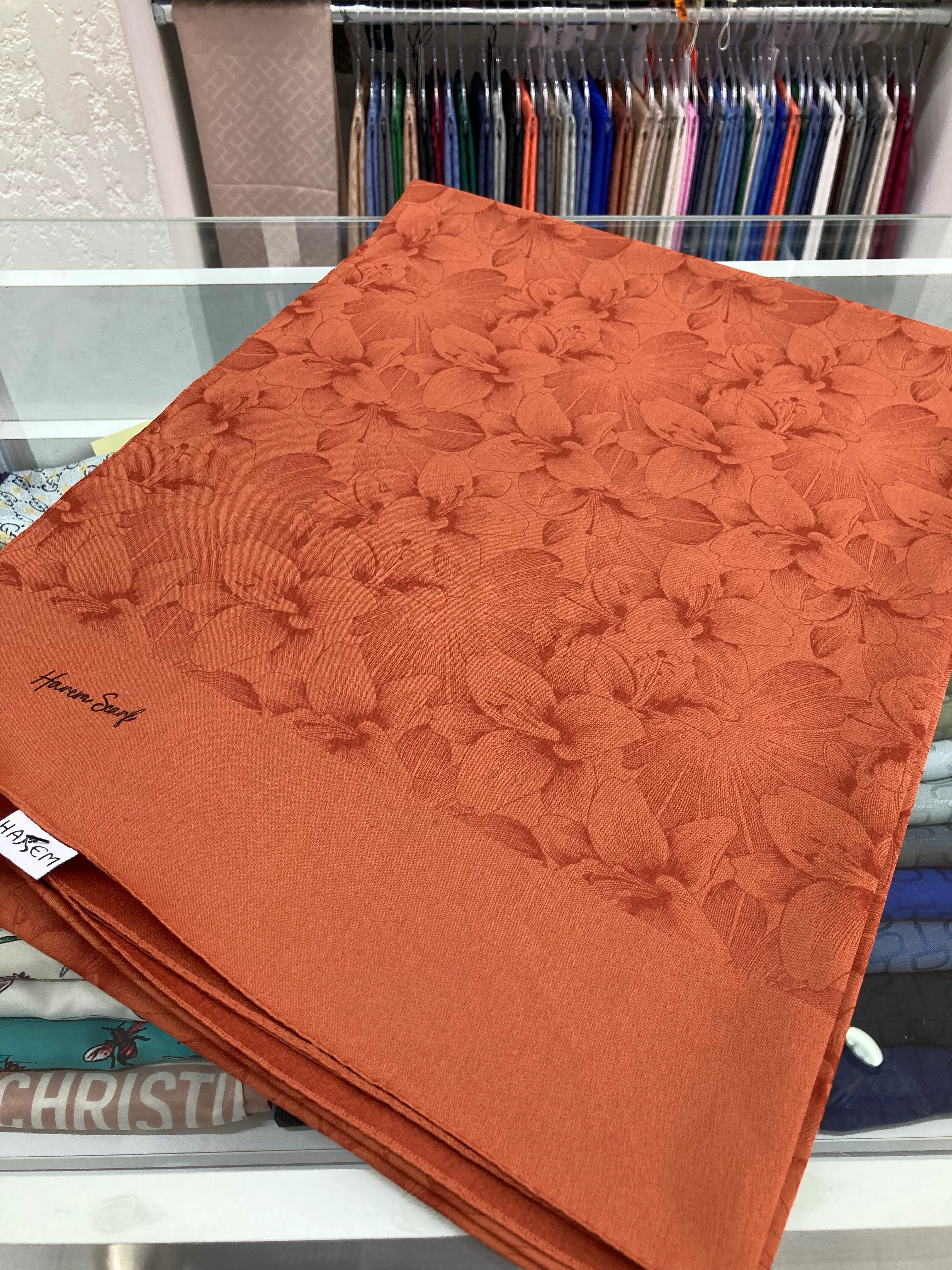 Gold Derin Viskon Şal Kiremit