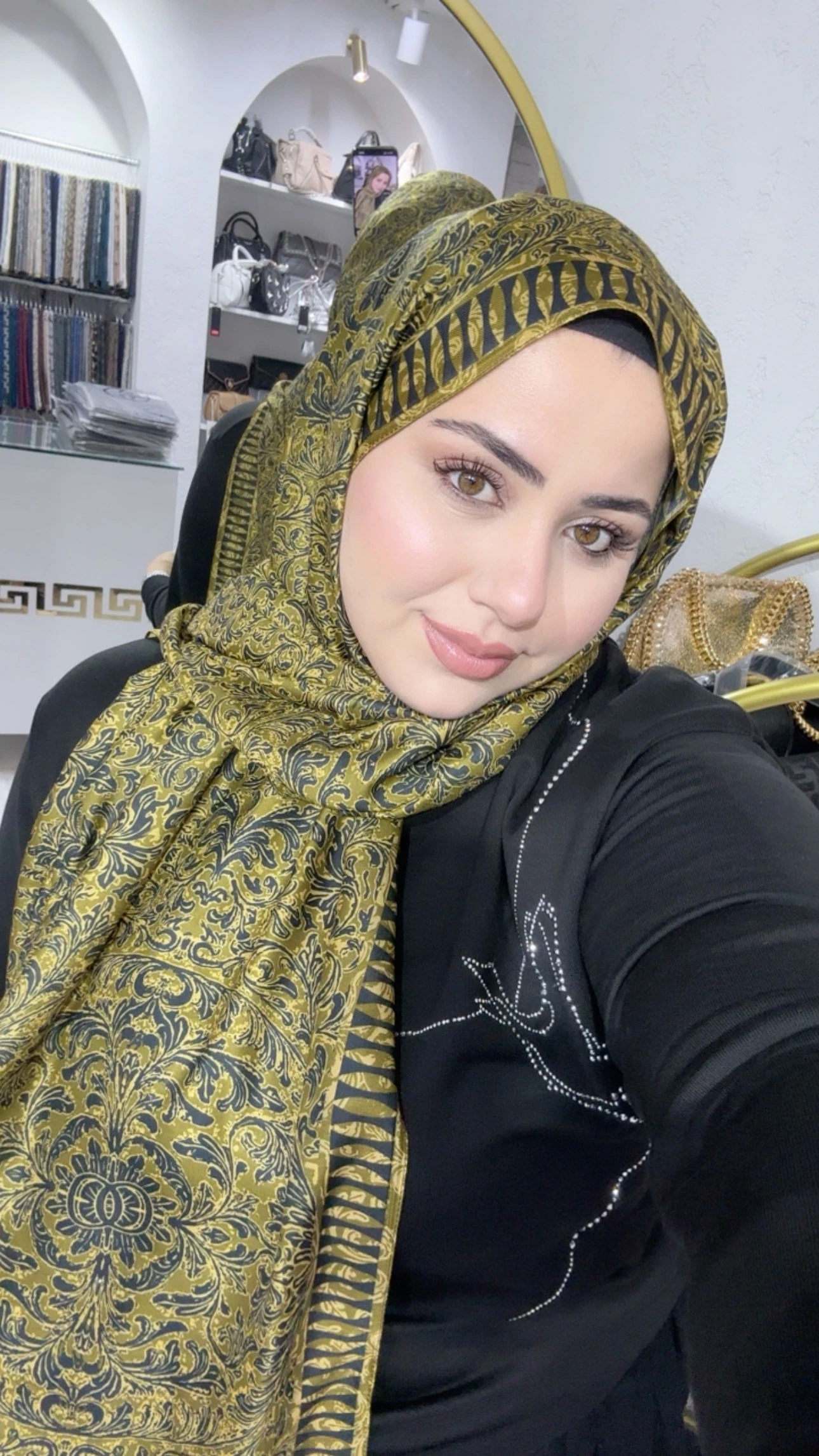 Soft Pamuk İpek Şal Yeşil 