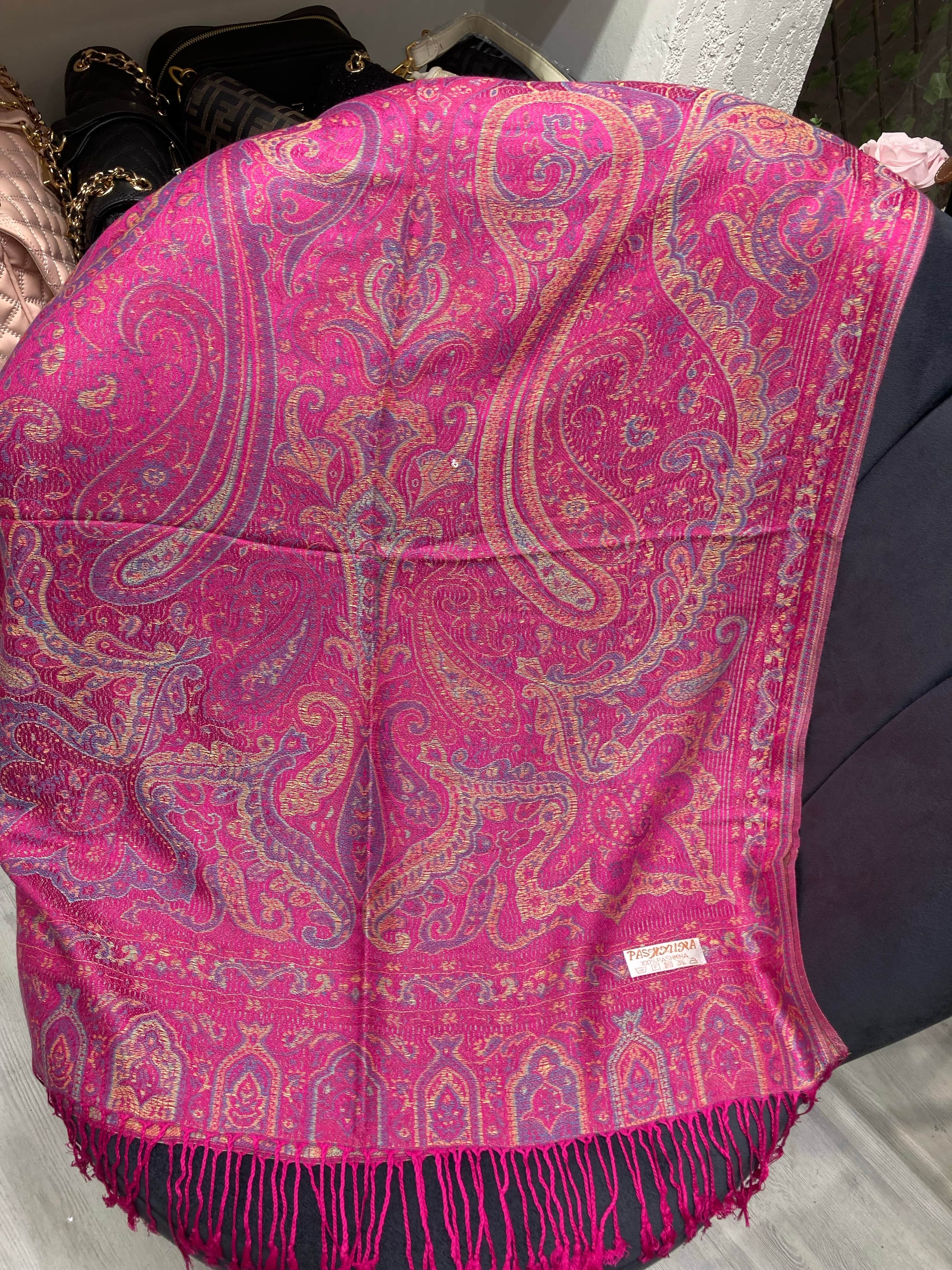 %100 Pashmina Omuz Şalı 