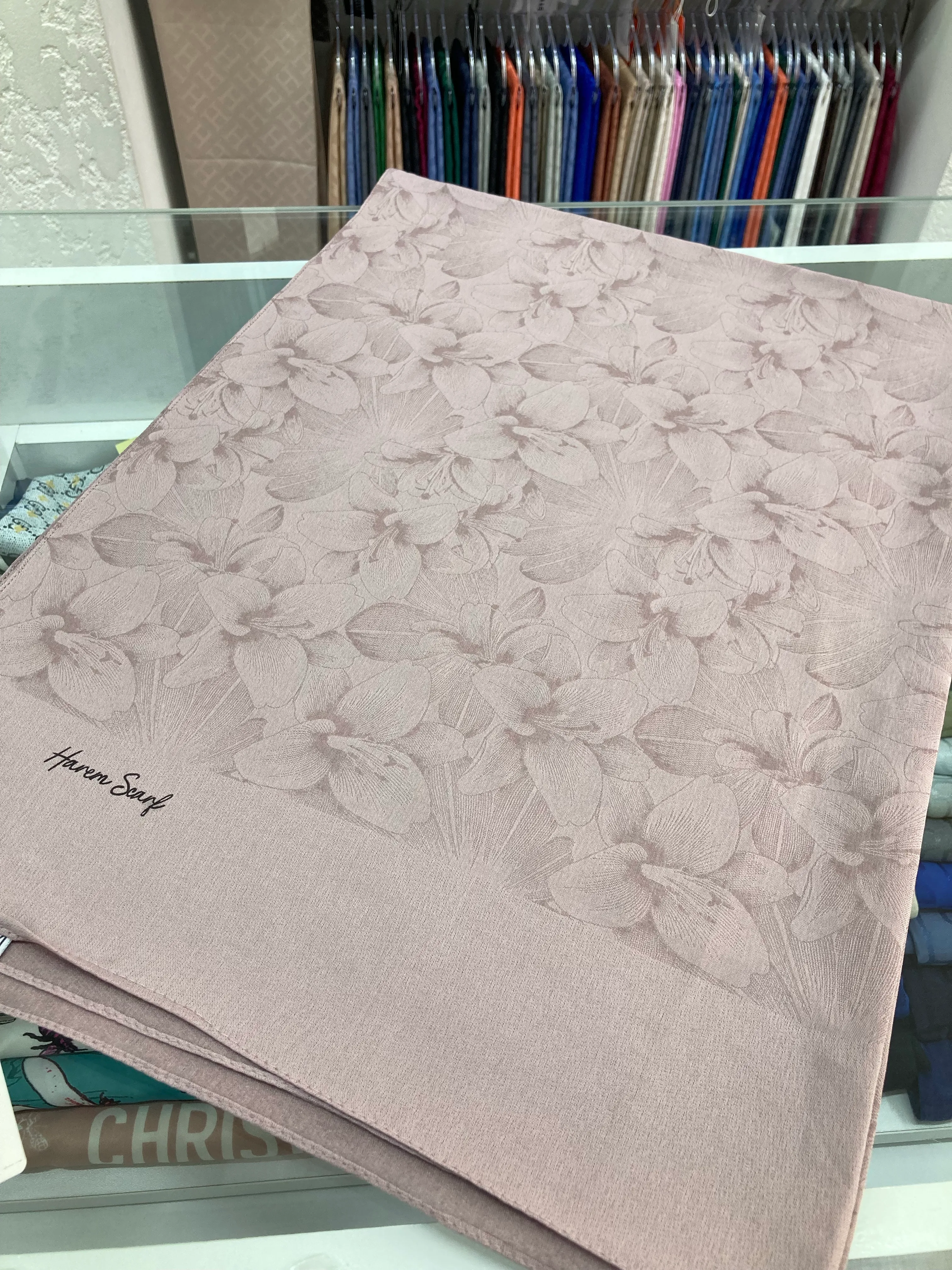 Gold Derin Viskon Şal Koyu Lavanta