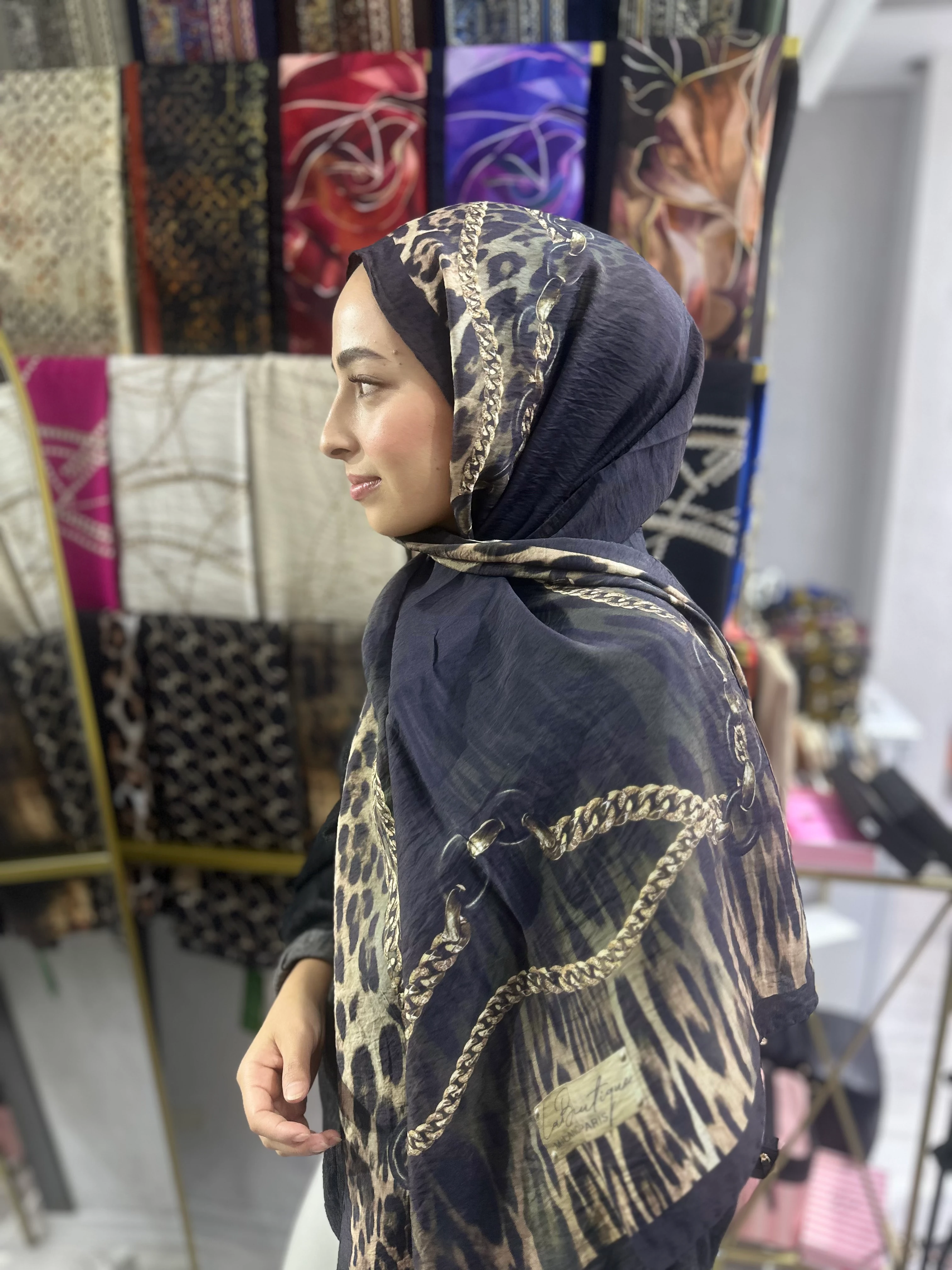 Zincirli Leopar Güz Şal