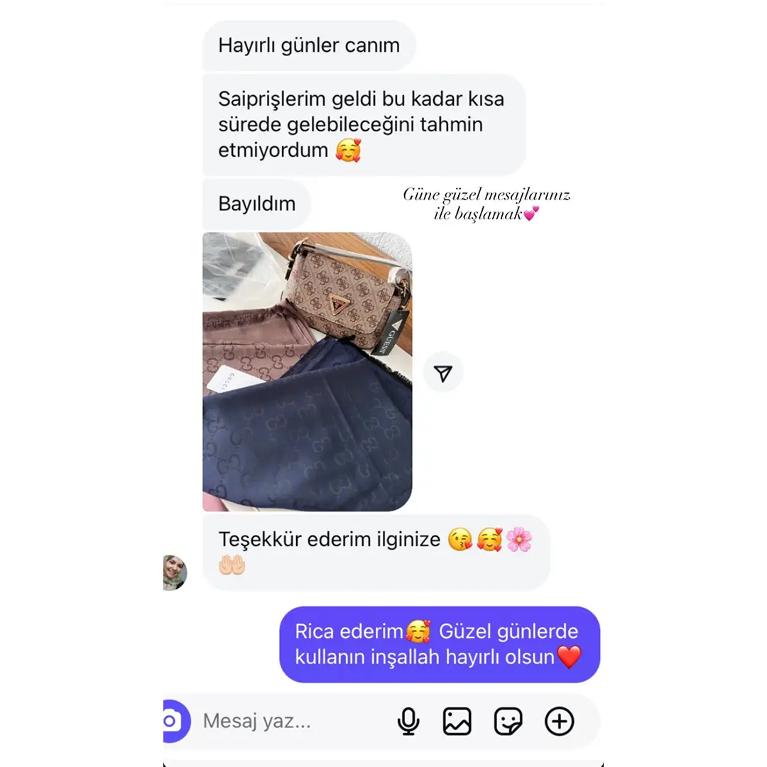 Eşarp ve şal müşteri memnuniyeti 20