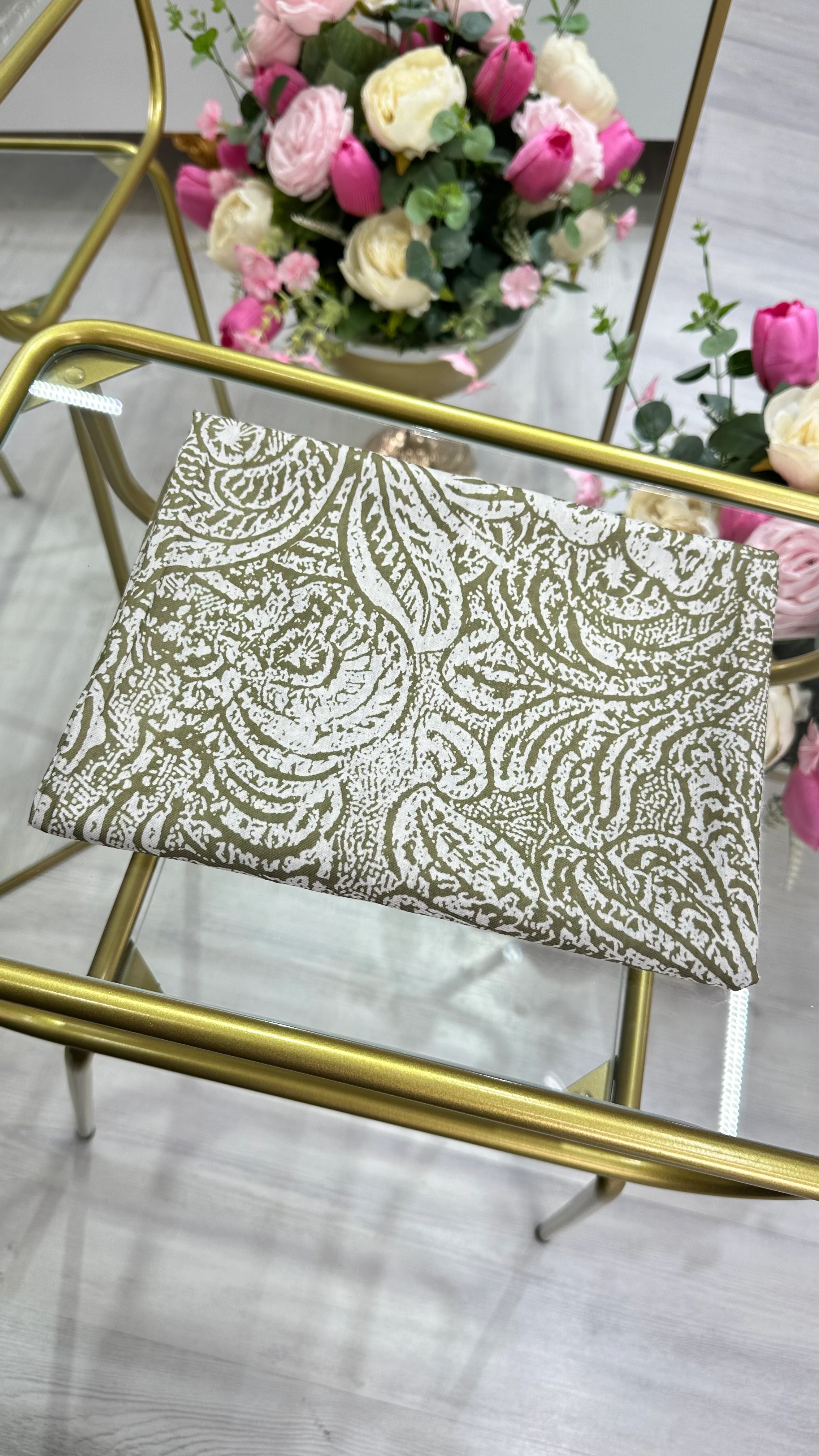 İpekseli Rose Pamuk Şal