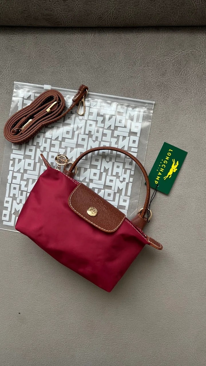Le Pliage Mini Çanta Bordo