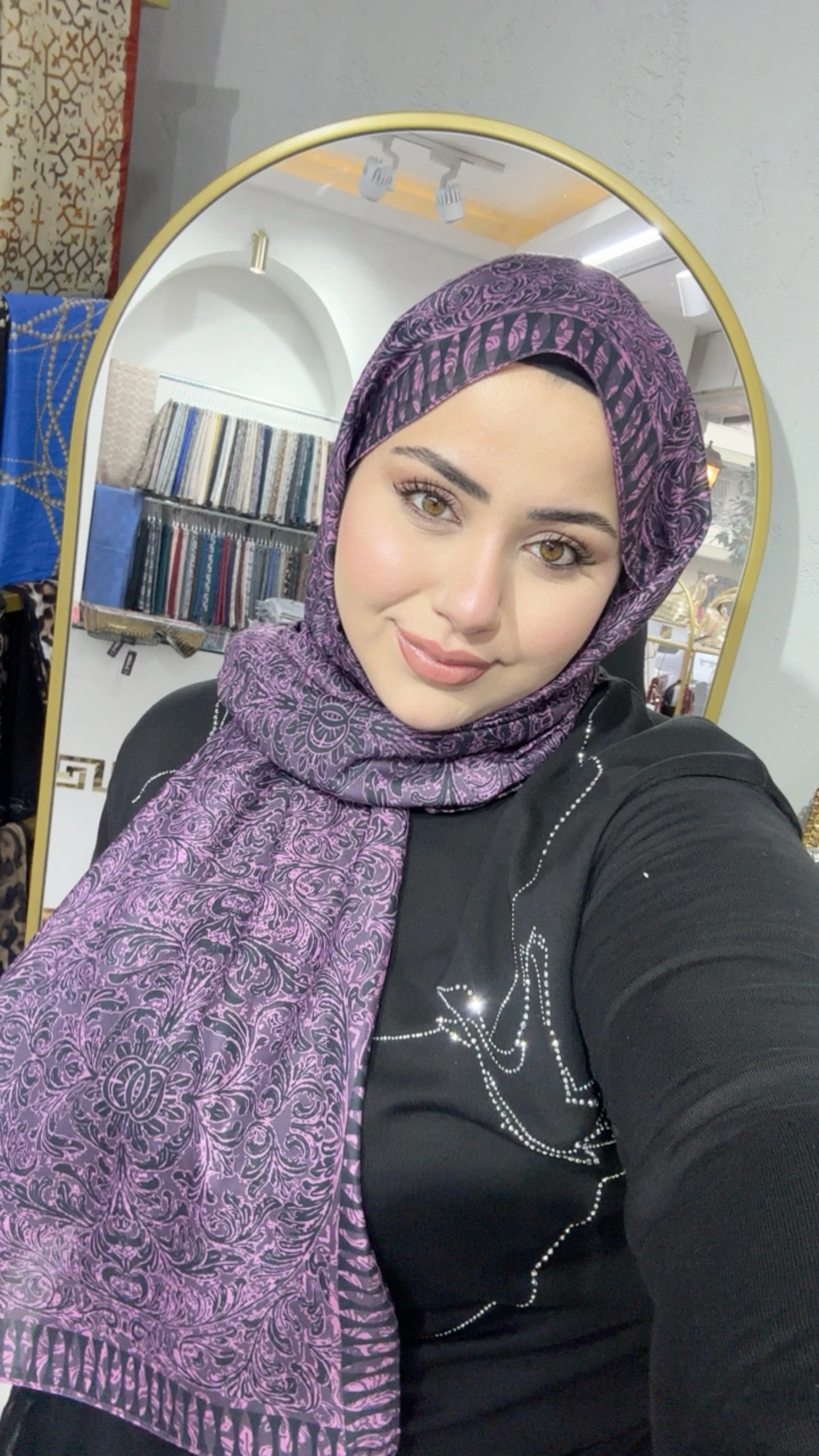 Soft Pamuk İpek Şal Mor 