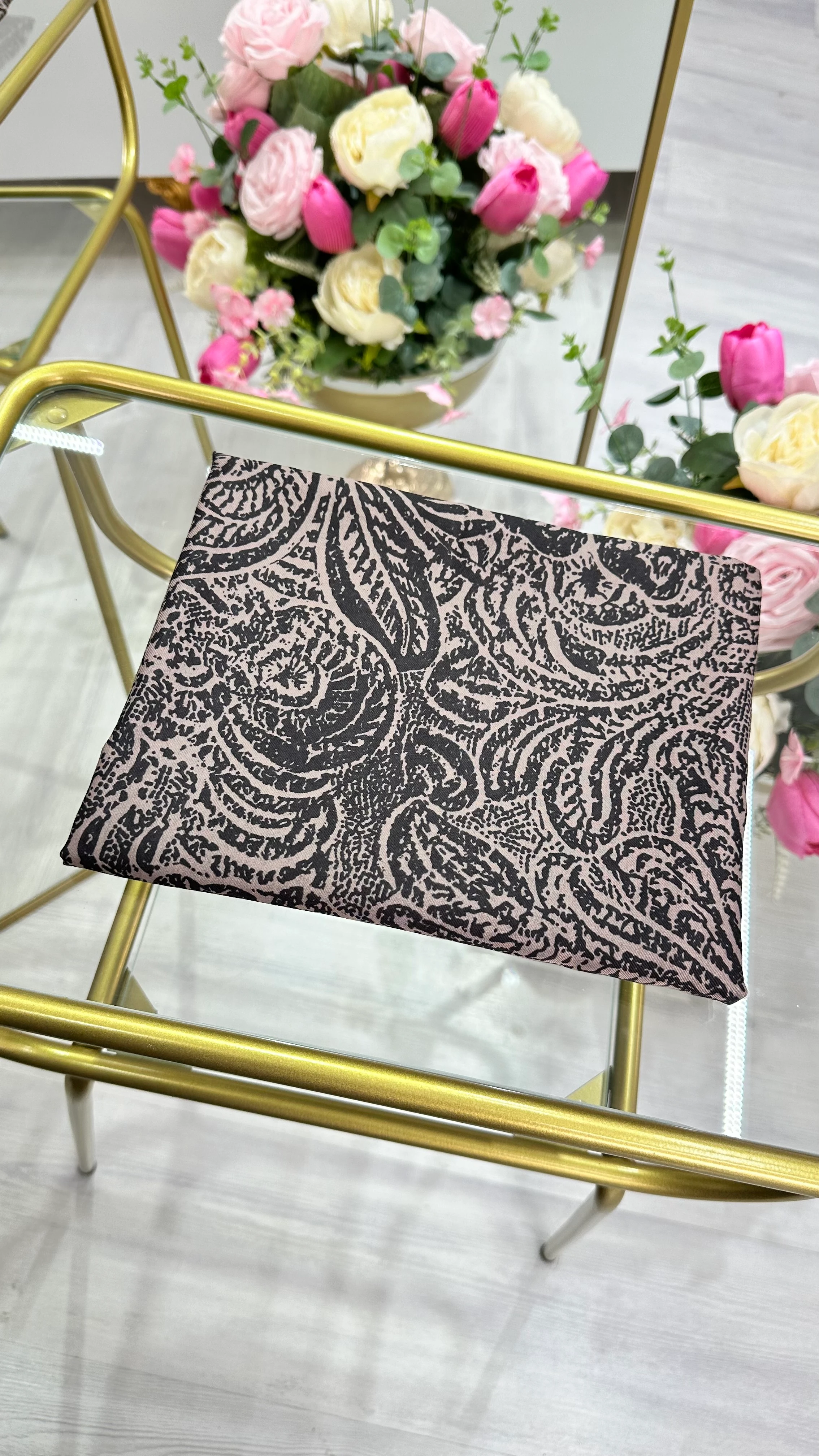 İpekseli Rose Pamuk Şal