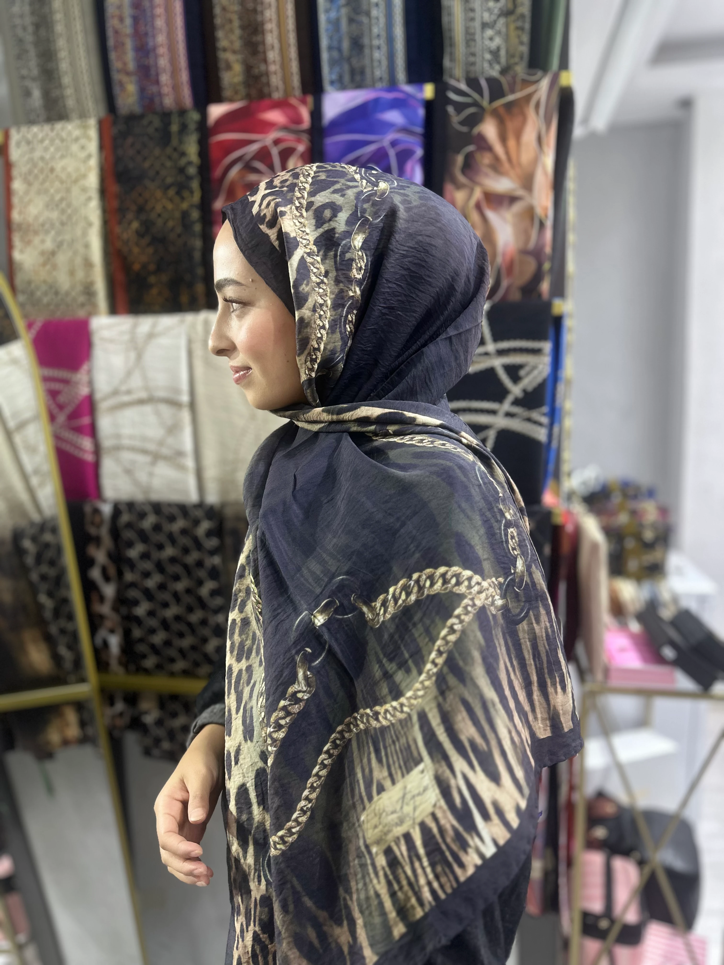 Zincirli Leopar Güz Şal