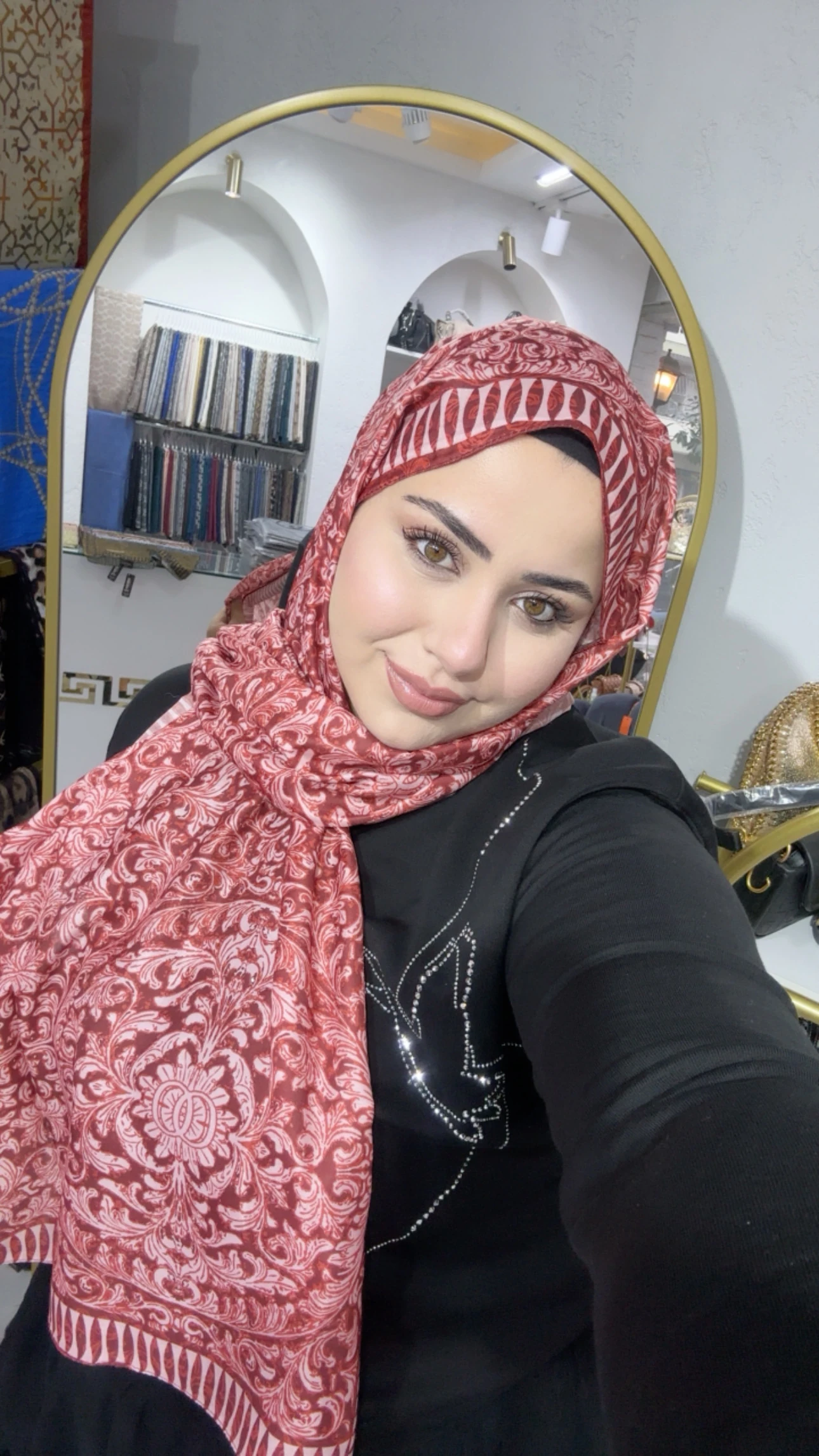 Soft Pamuk İpek Şal Bordo 