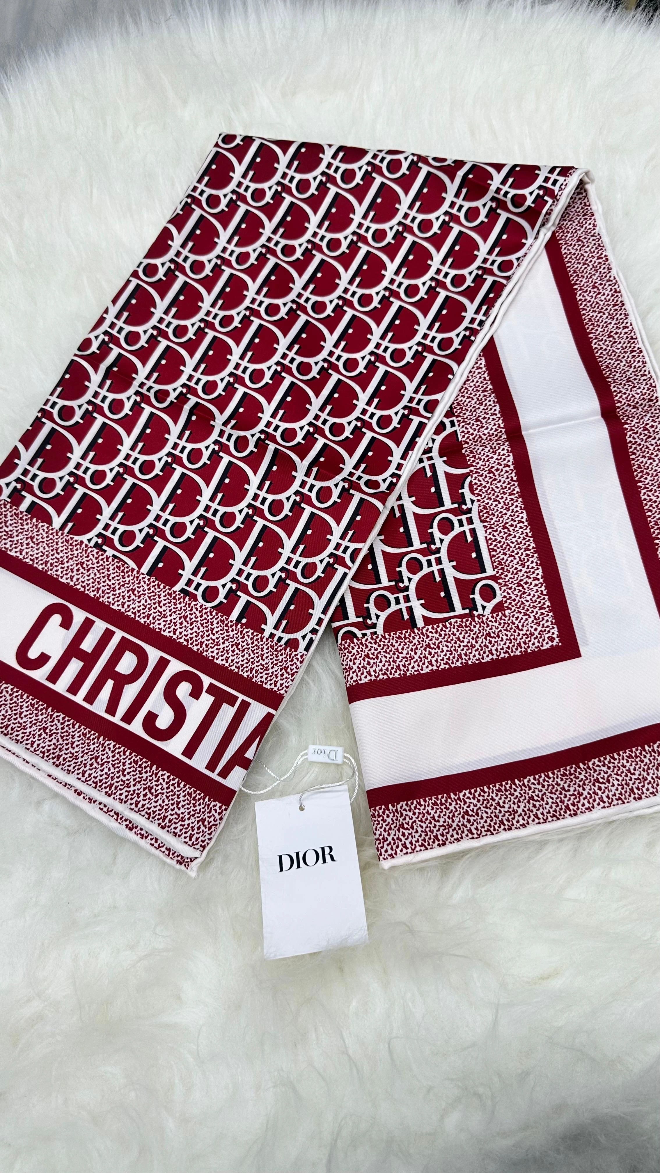 DR İthal Twill İpek Eşarp Bordo