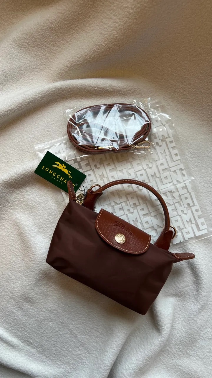 Le Pliage Mini Çanta Kahverengi