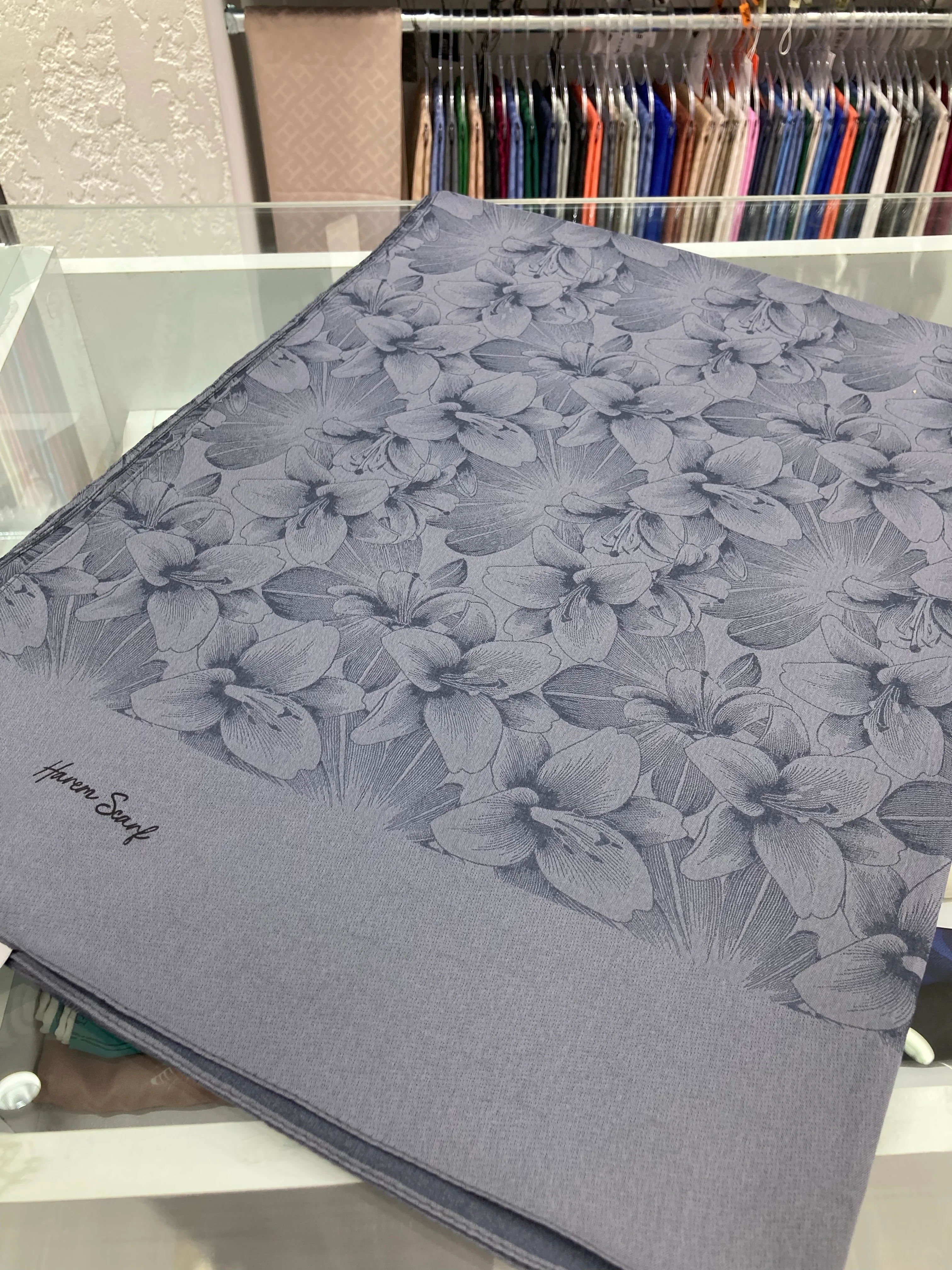 Gold Derin Viskon Şal Füme