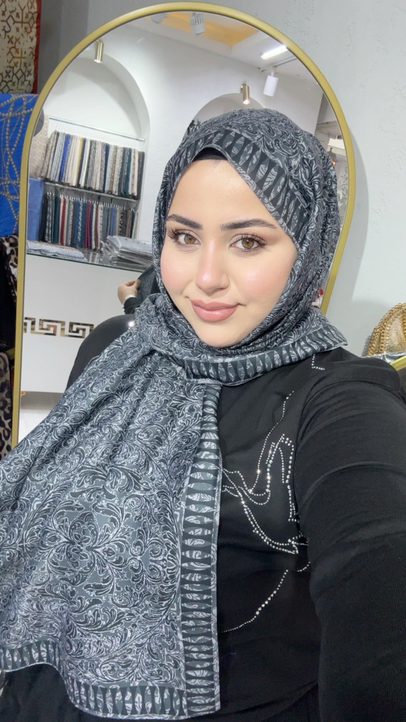 Soft Pamuk İpek Şal Antrasit 