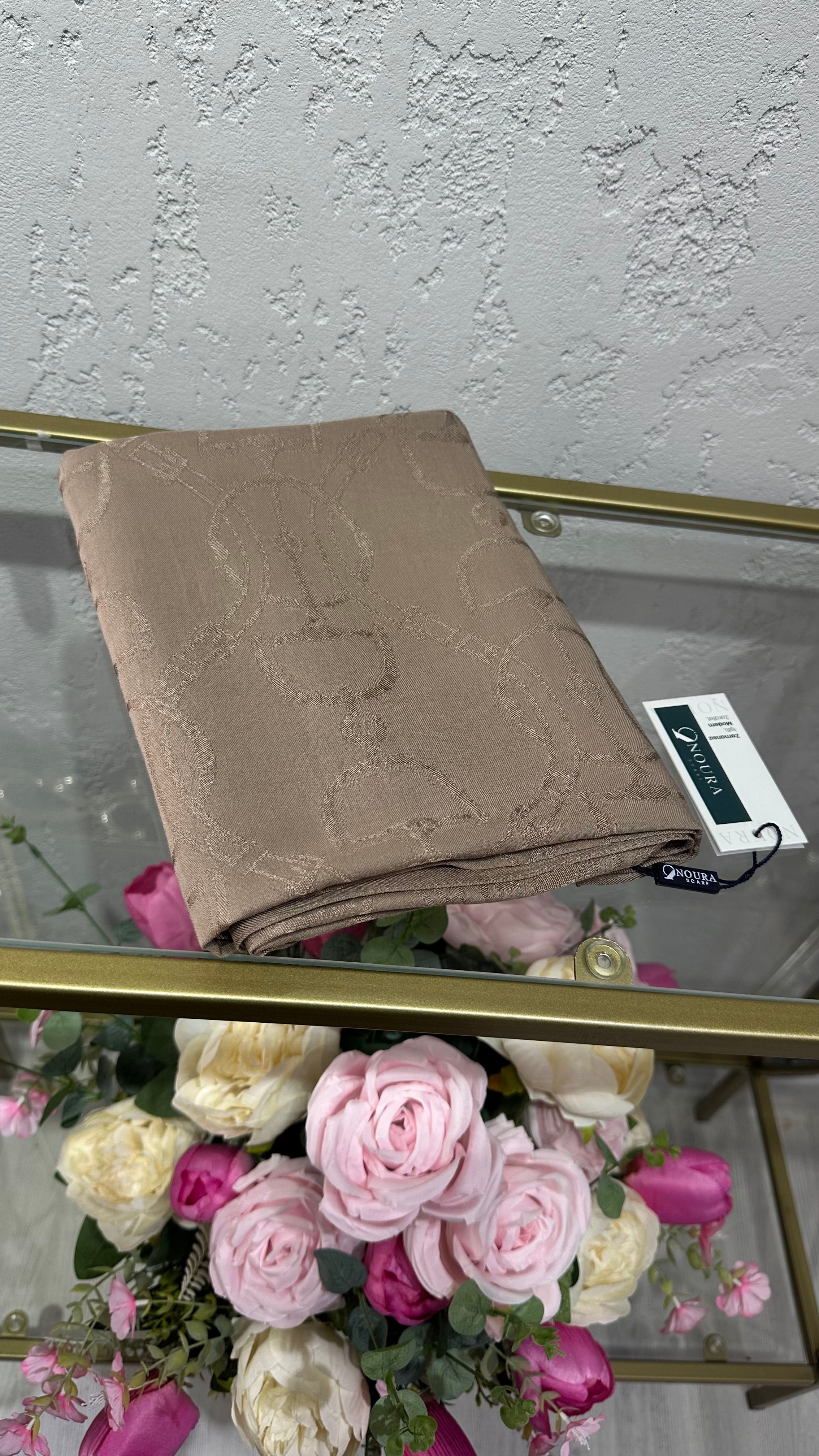 Maria Naia Pamuk Şal Latte
