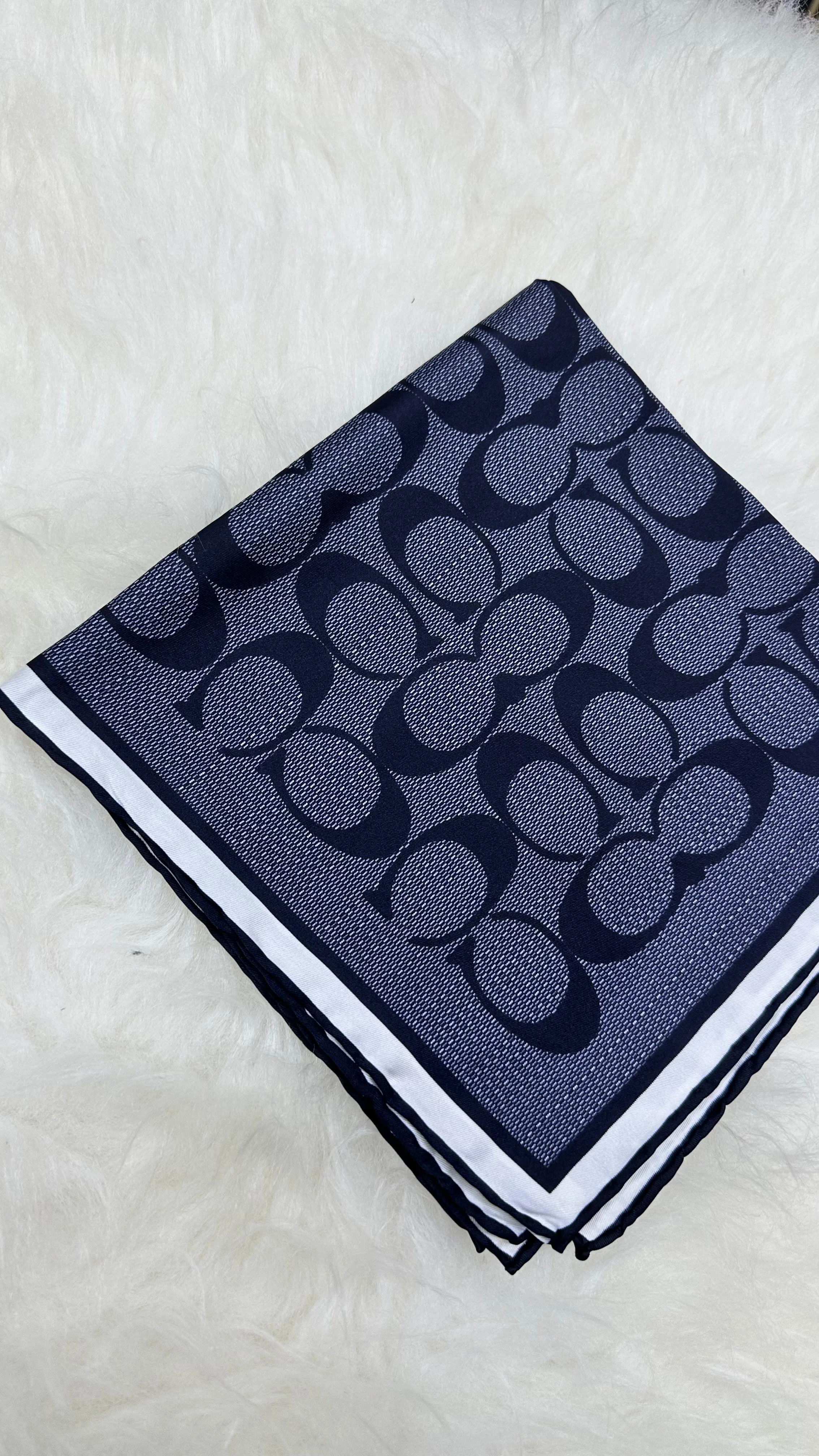 C Desen İthal Twill İpek Eşarp