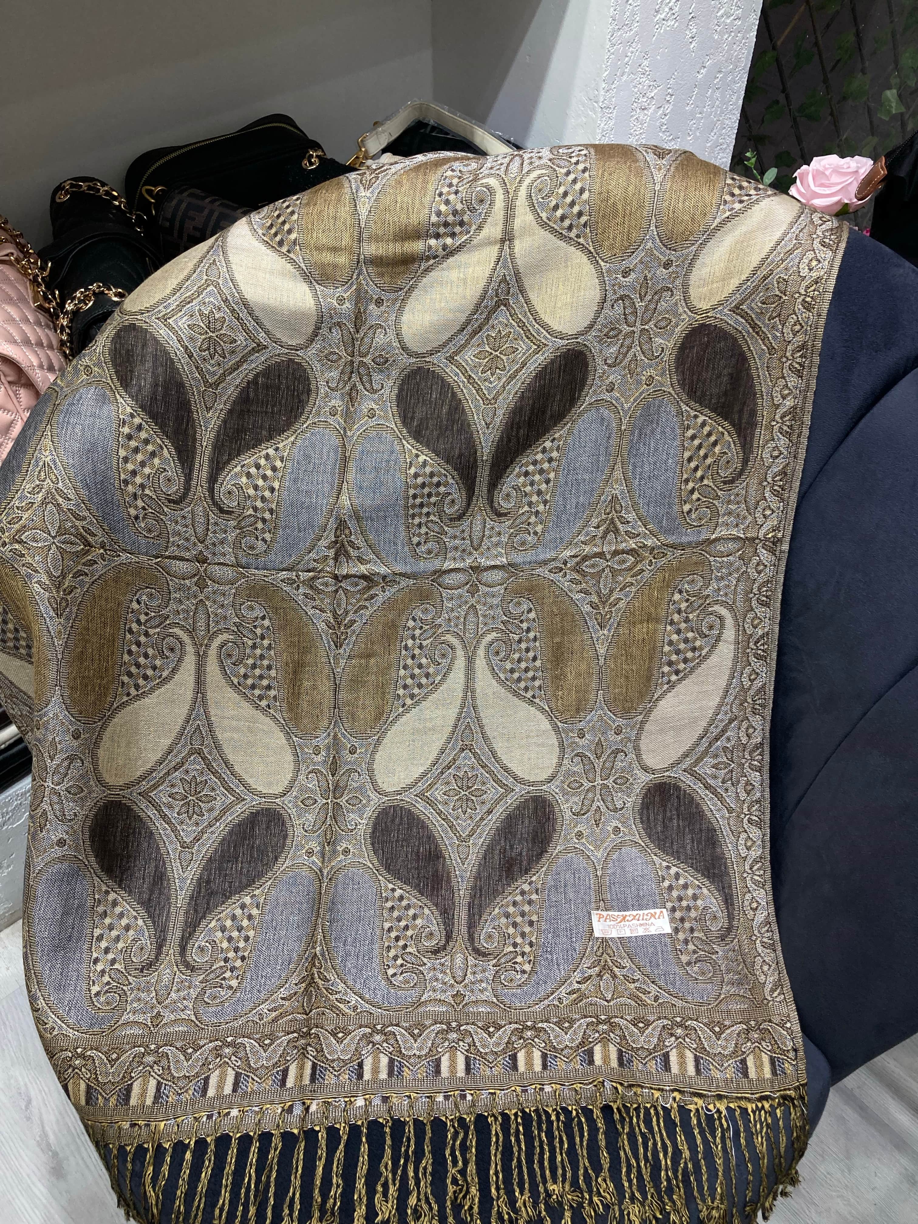 %100 Pashmina Omuz Şalı 