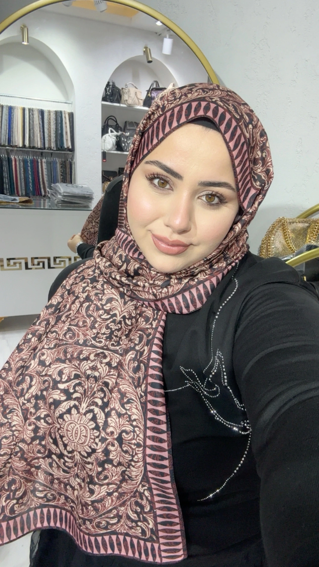 Soft Pamuk İpek Şal Koyu Bordo 