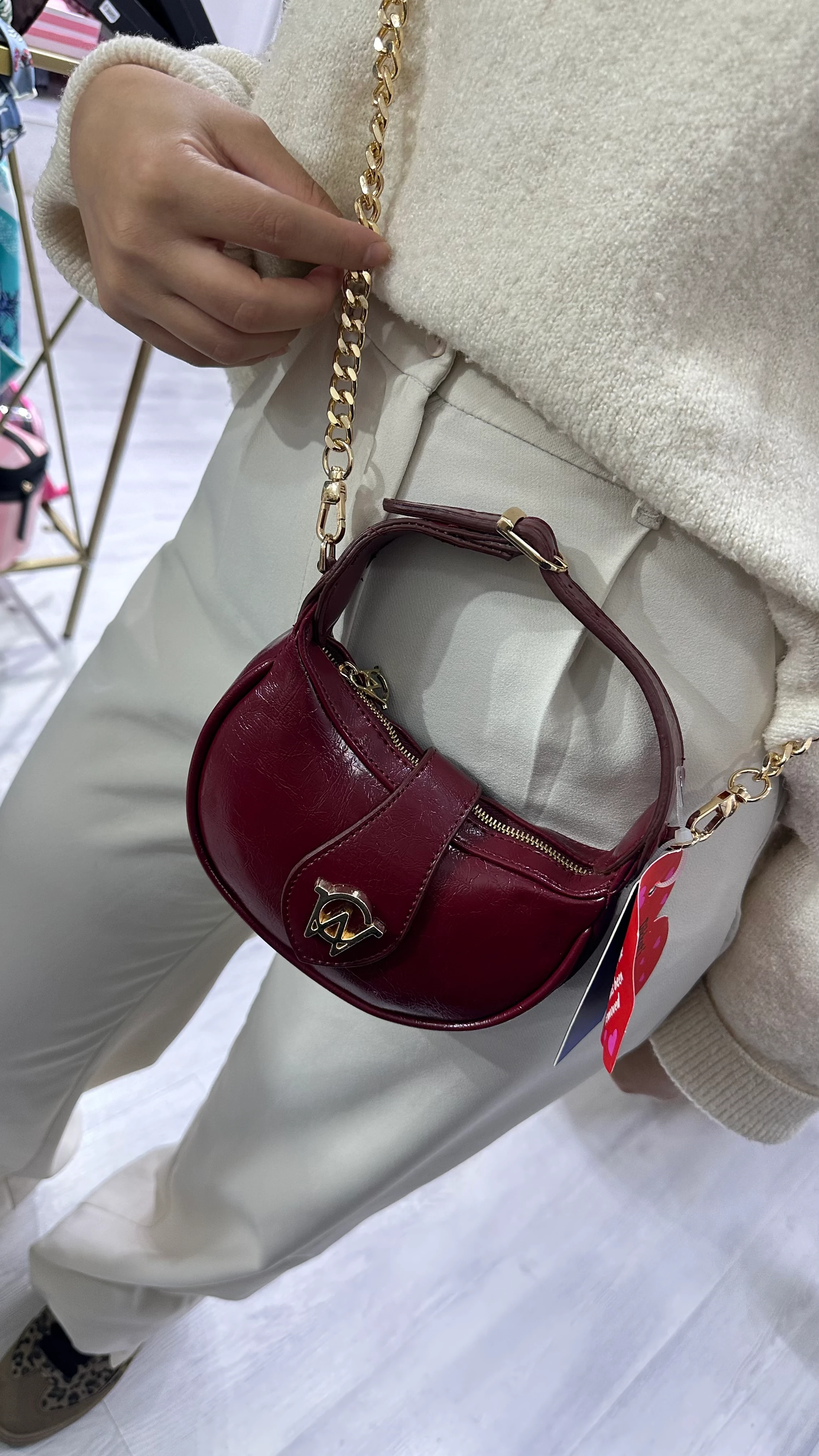 A+ Kalite MNC Çanta Bordo 