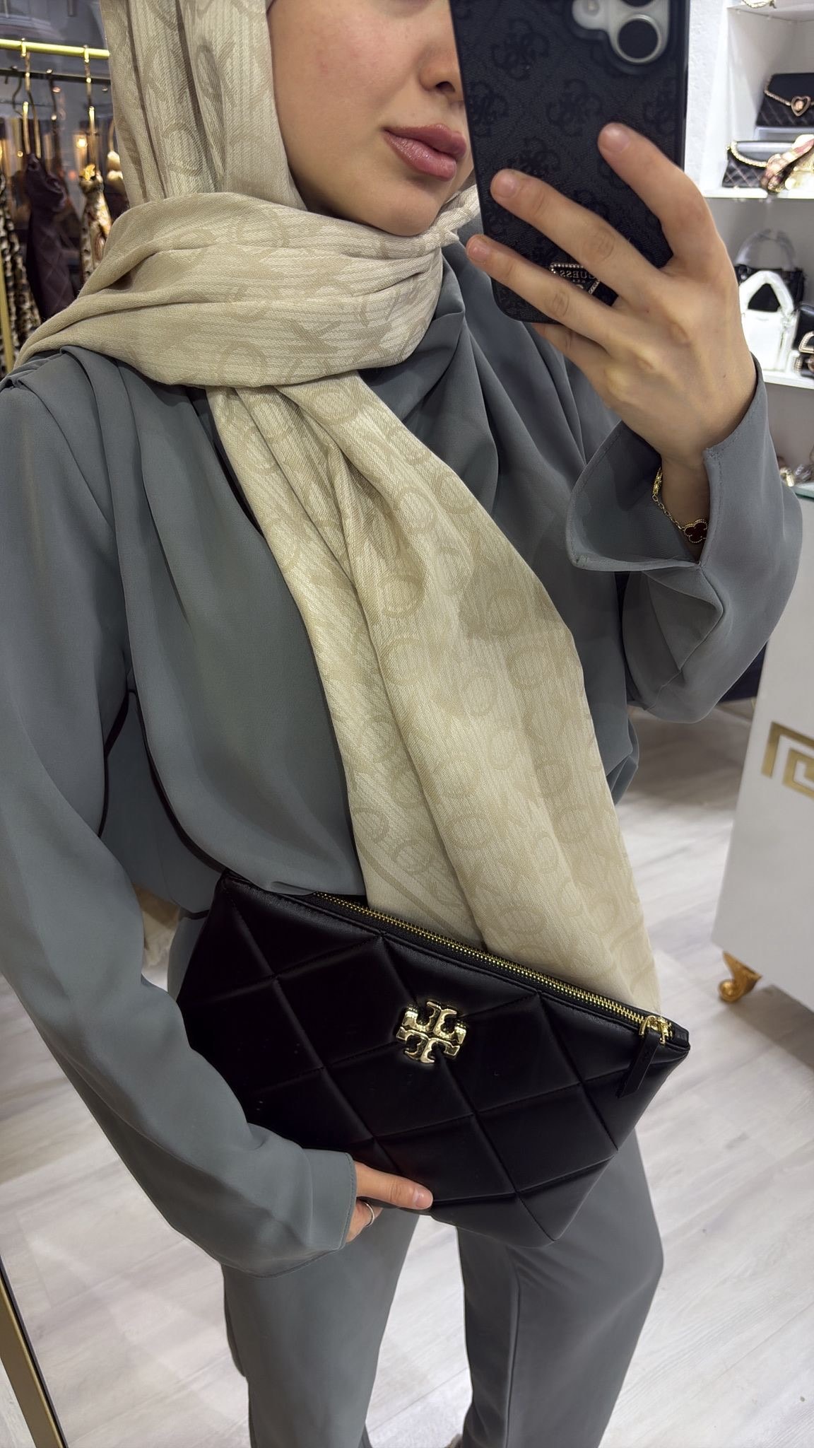 T/B Clutch Çanta Siyah 