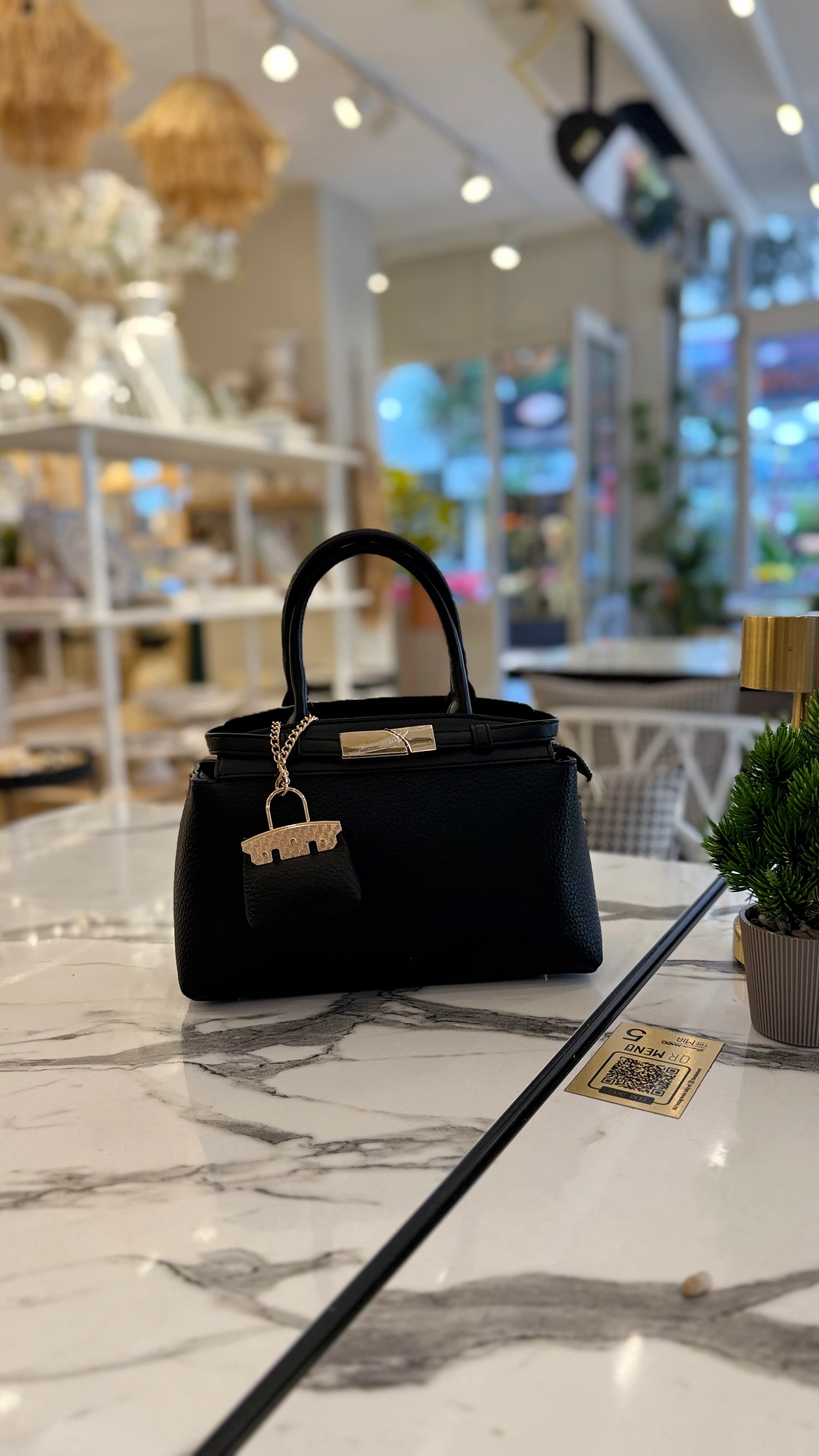 İthal Orjinal Deri Yeni Sezon Çanta Siyah